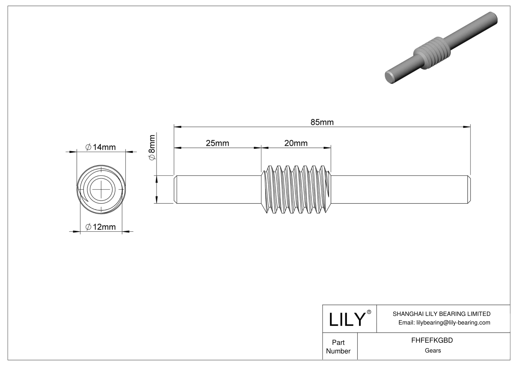 FHFEFKGBD Tornillos sinfín métricos cad drawing