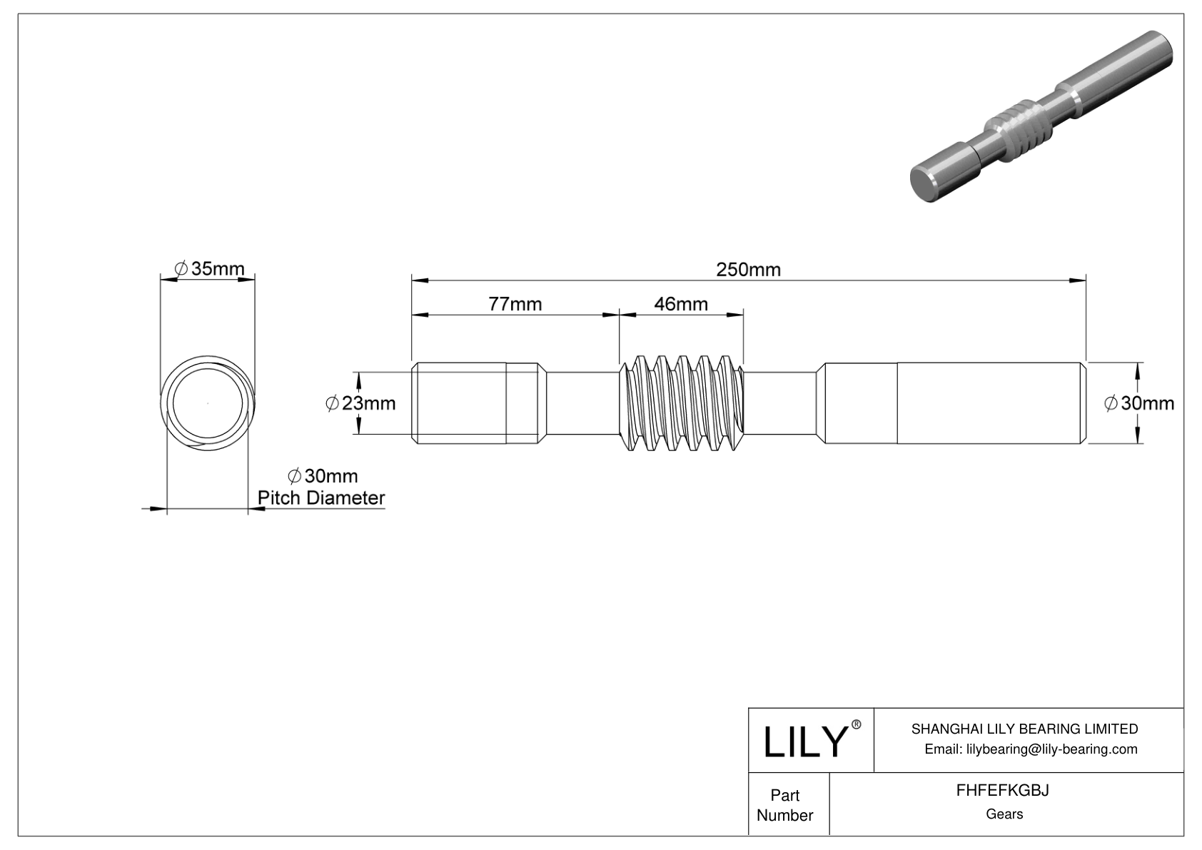 FHFEFKGBJ 公制轴装蜗杆 cad drawing