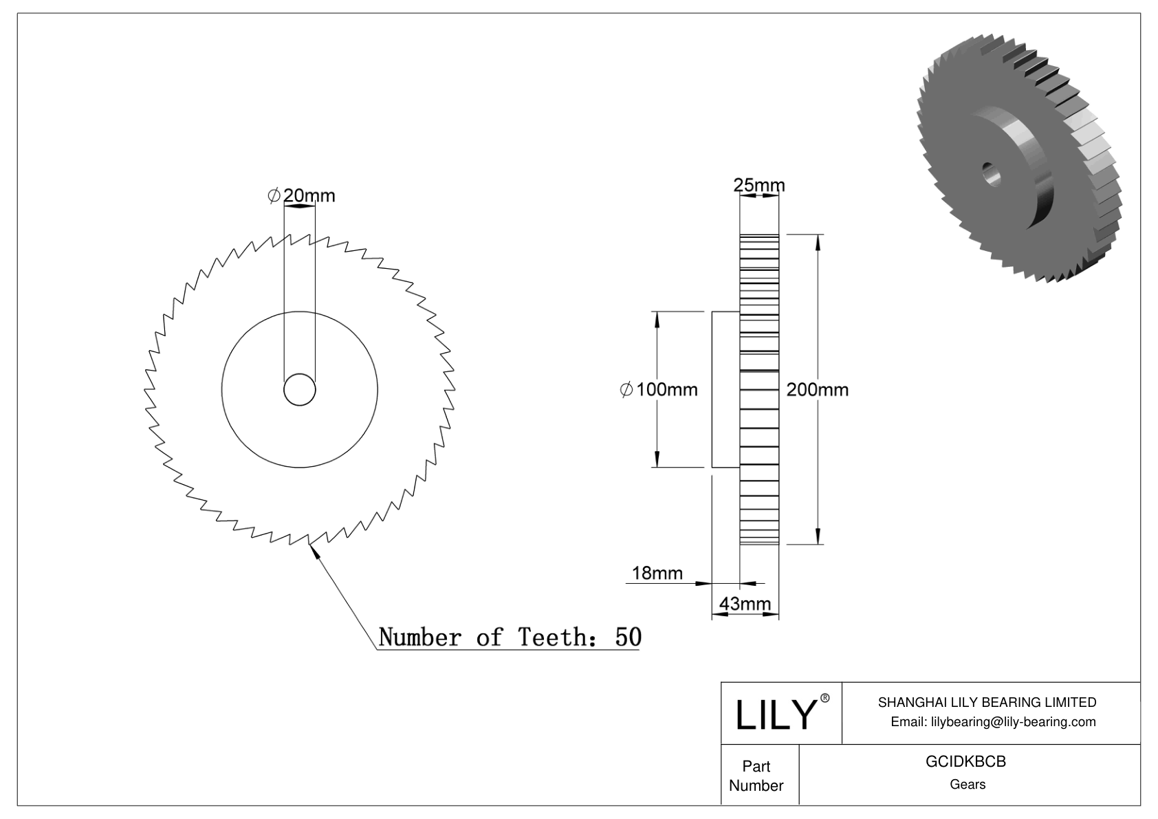 GCIDKBCB 齿轮 cad drawing