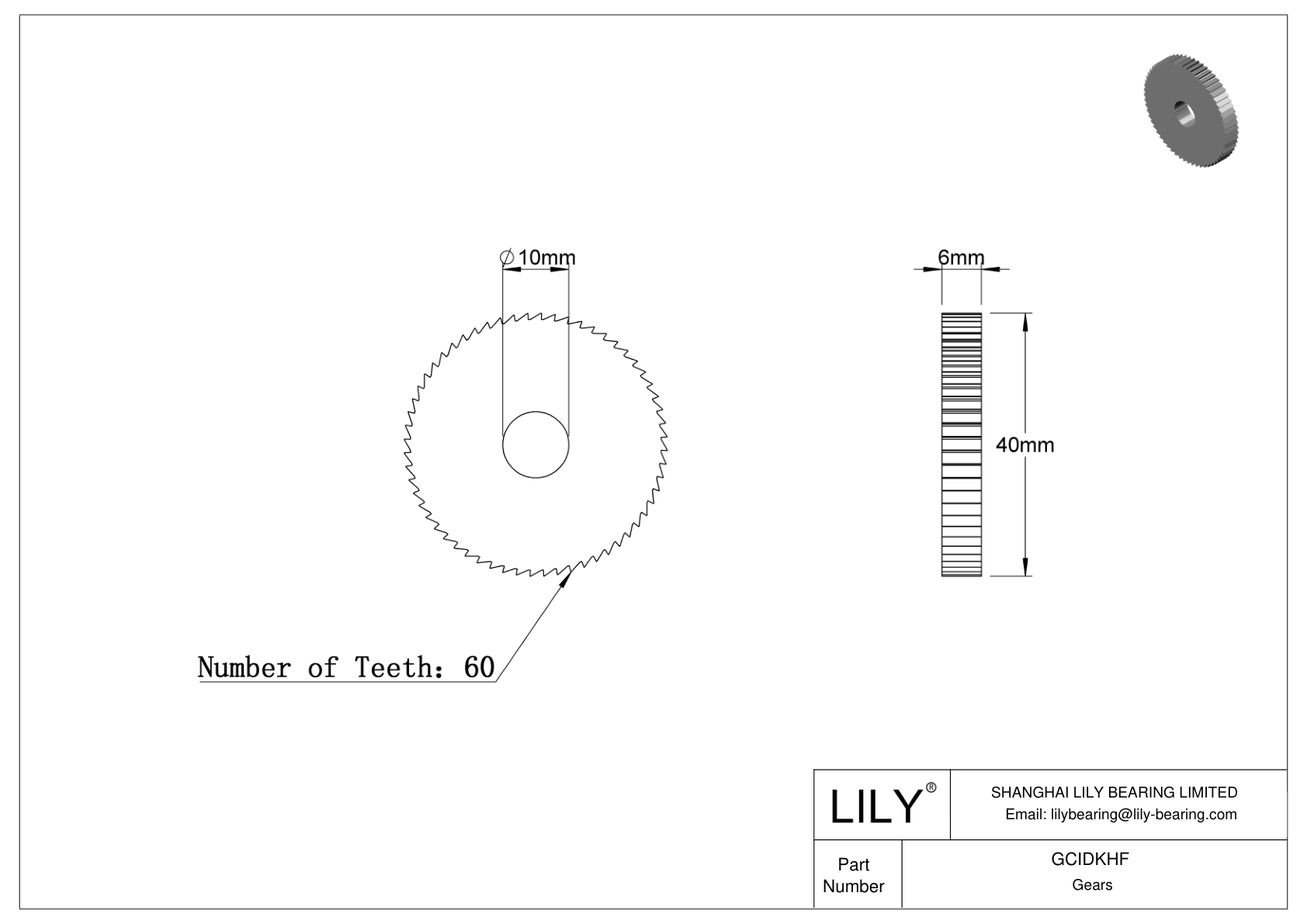 GCIDKHF Gears cad drawing