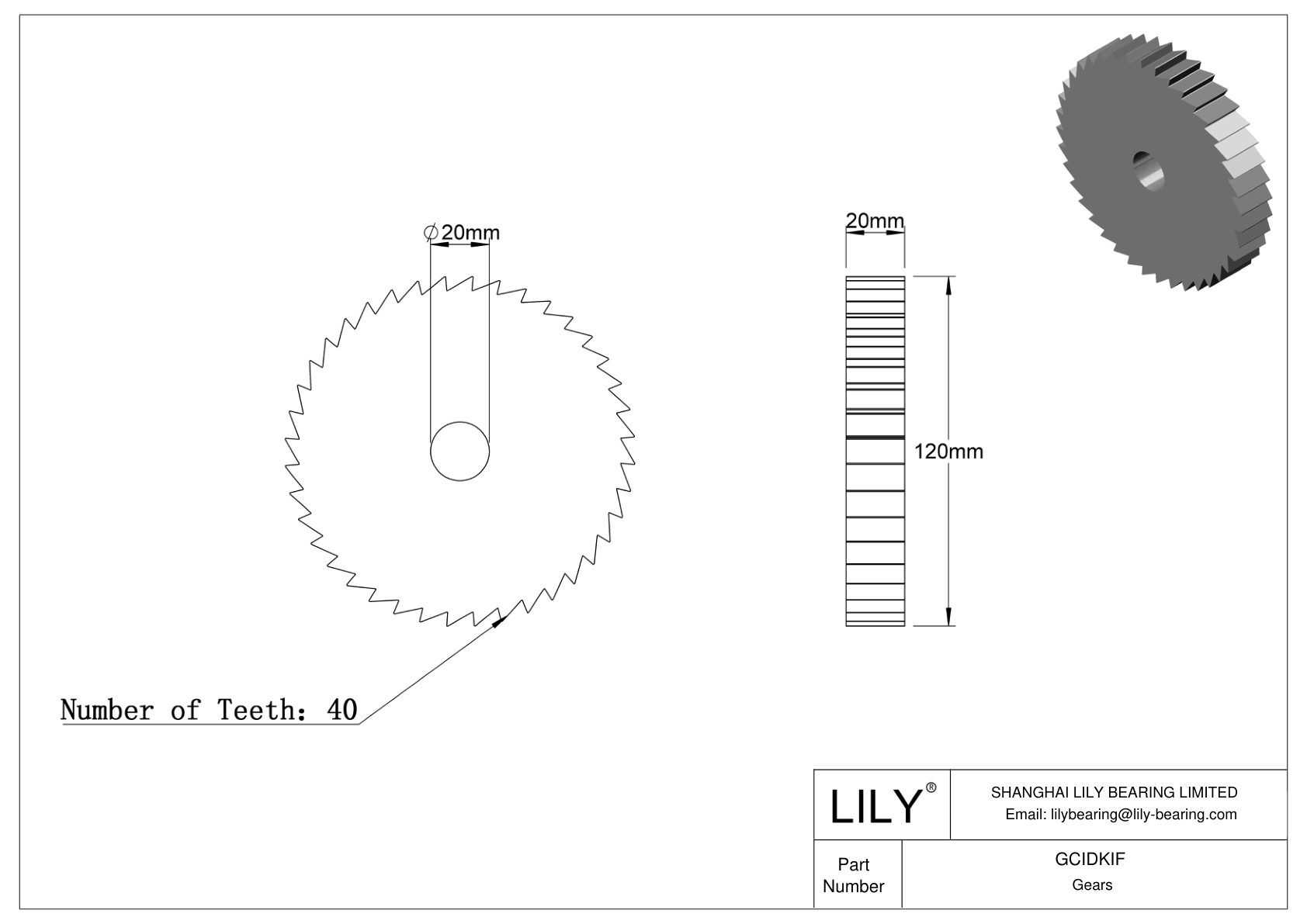 GCIDKIF Gears cad drawing