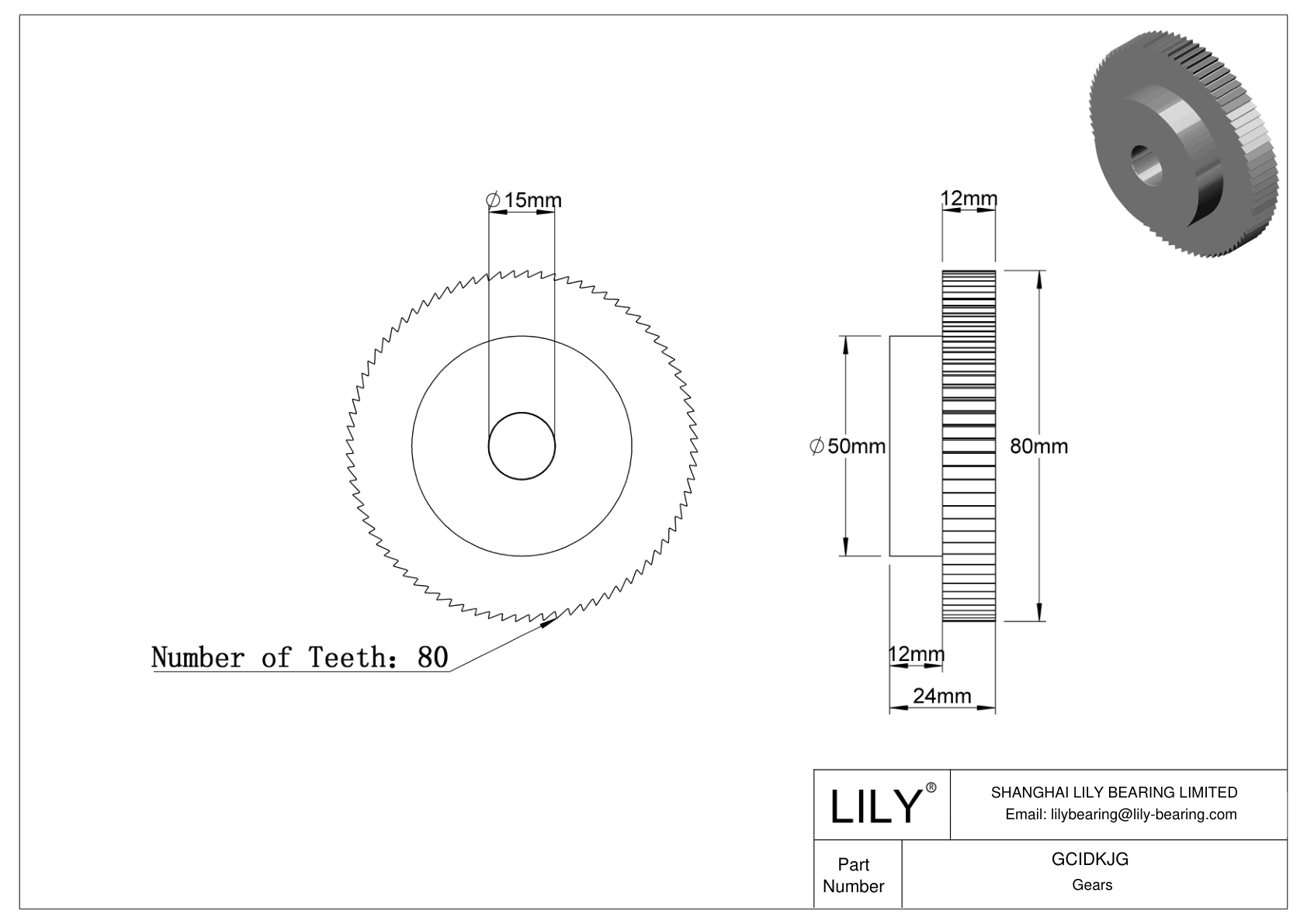 GCIDKJG Gears cad drawing