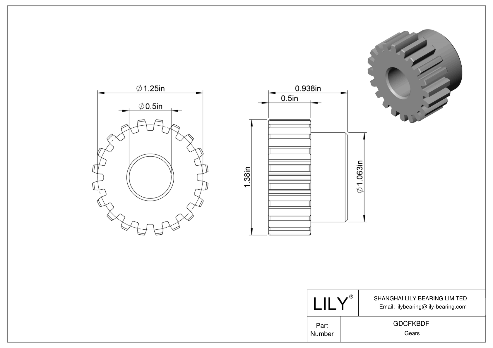 GDCFKBDF 金属齿轮 - 14 1/2° 压力角 cad drawing