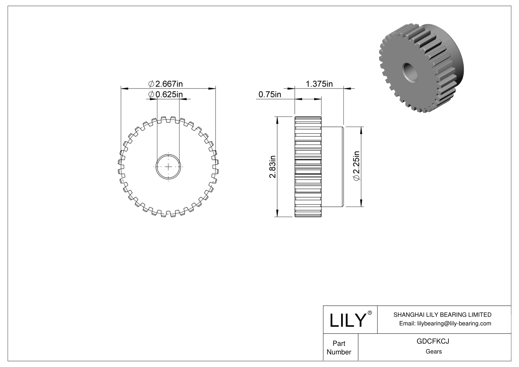 GDCFKCJ 金属齿轮 - 14 1/2° 压力角 cad drawing