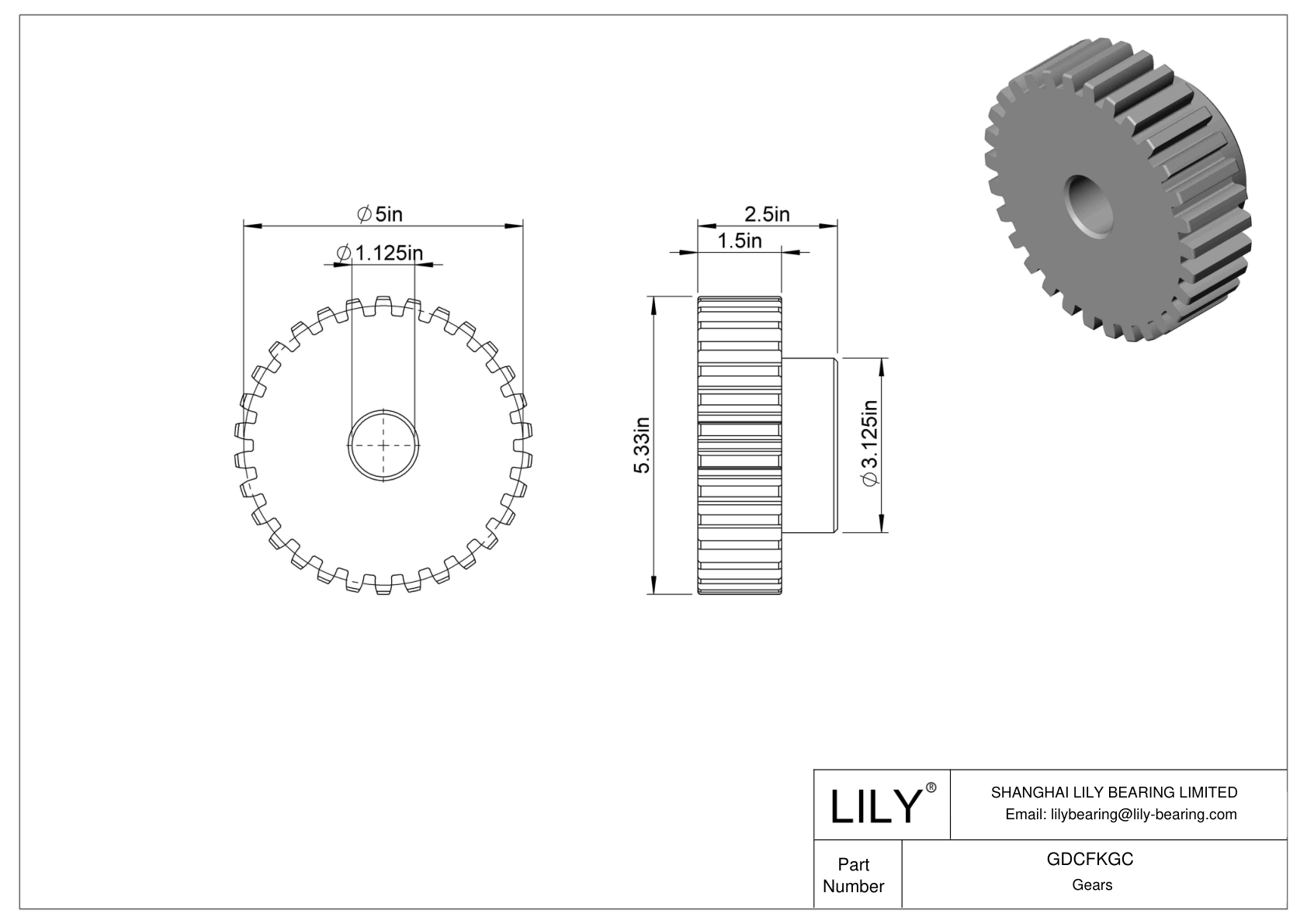 GDCFKGC Engranajes metálicos - Ángulo de presión de 14 1/2 cad drawing