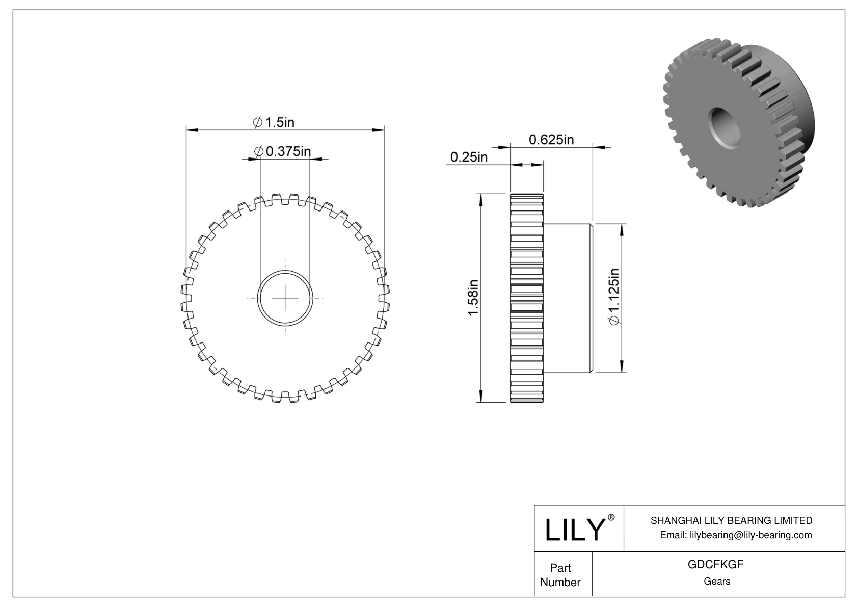 GDCFKGF Engranajes metálicos - Ángulo de presión de 14 1/2 cad drawing