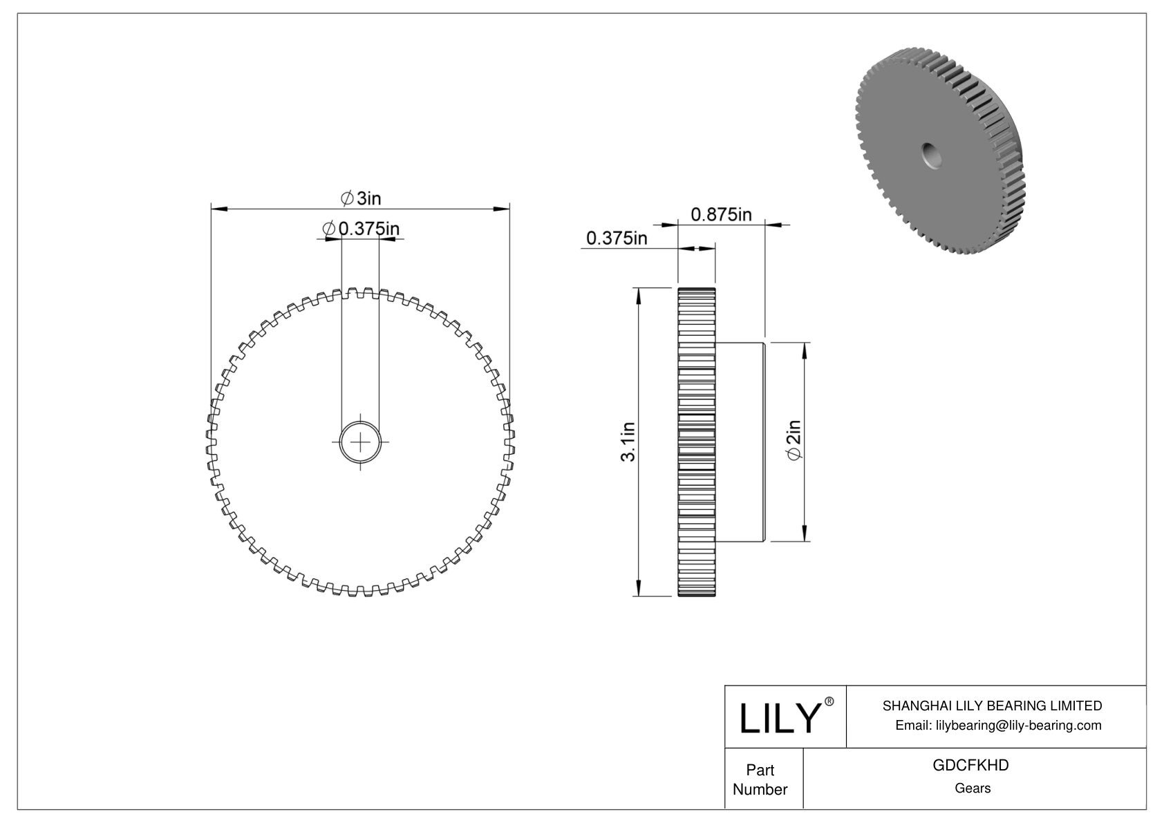 GDCFKHD 金属齿轮 - 14 1/2° 压力角 cad drawing