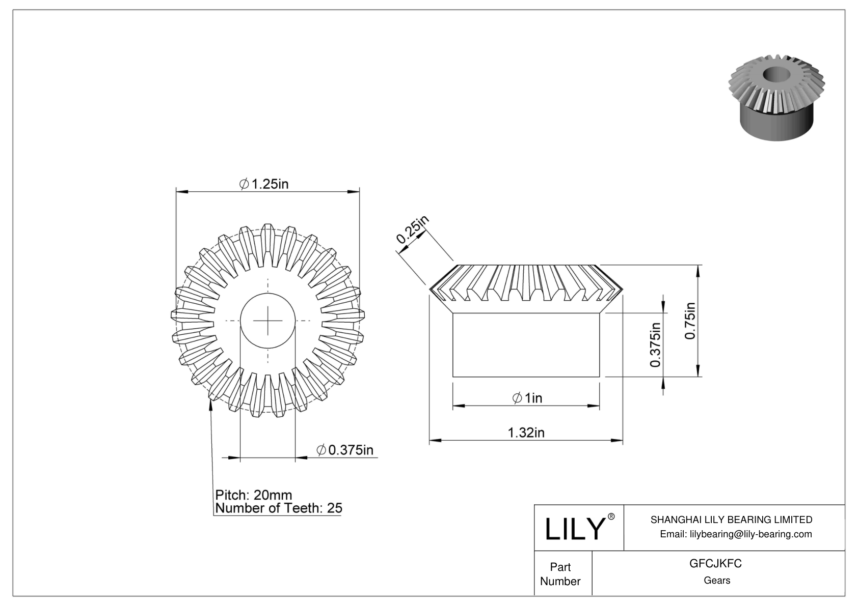 GFCJKFC 英制齿轮 cad drawing