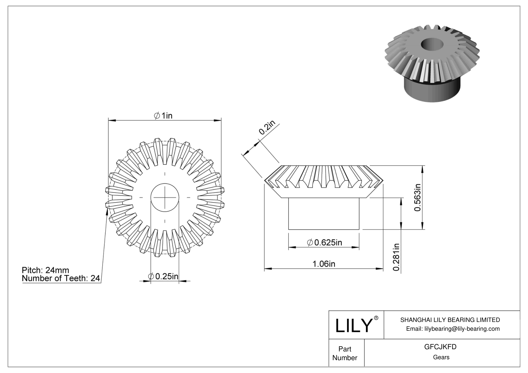 GFCJKFD 英制齿轮 cad drawing