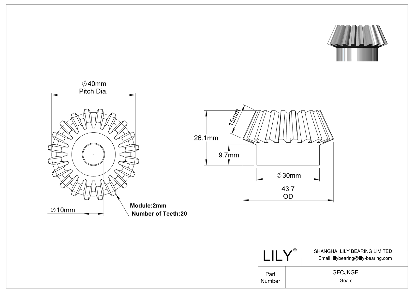 GFCJKGE 公制齿轮 cad drawing