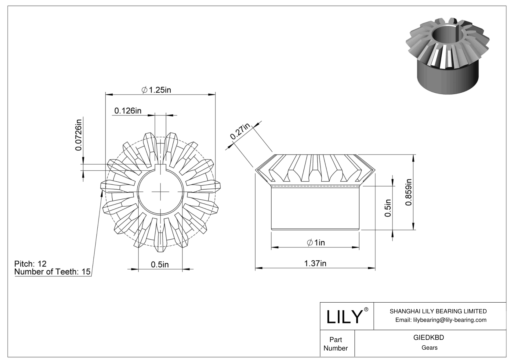 GIEDKBD Engranajes en pulgadas cad drawing