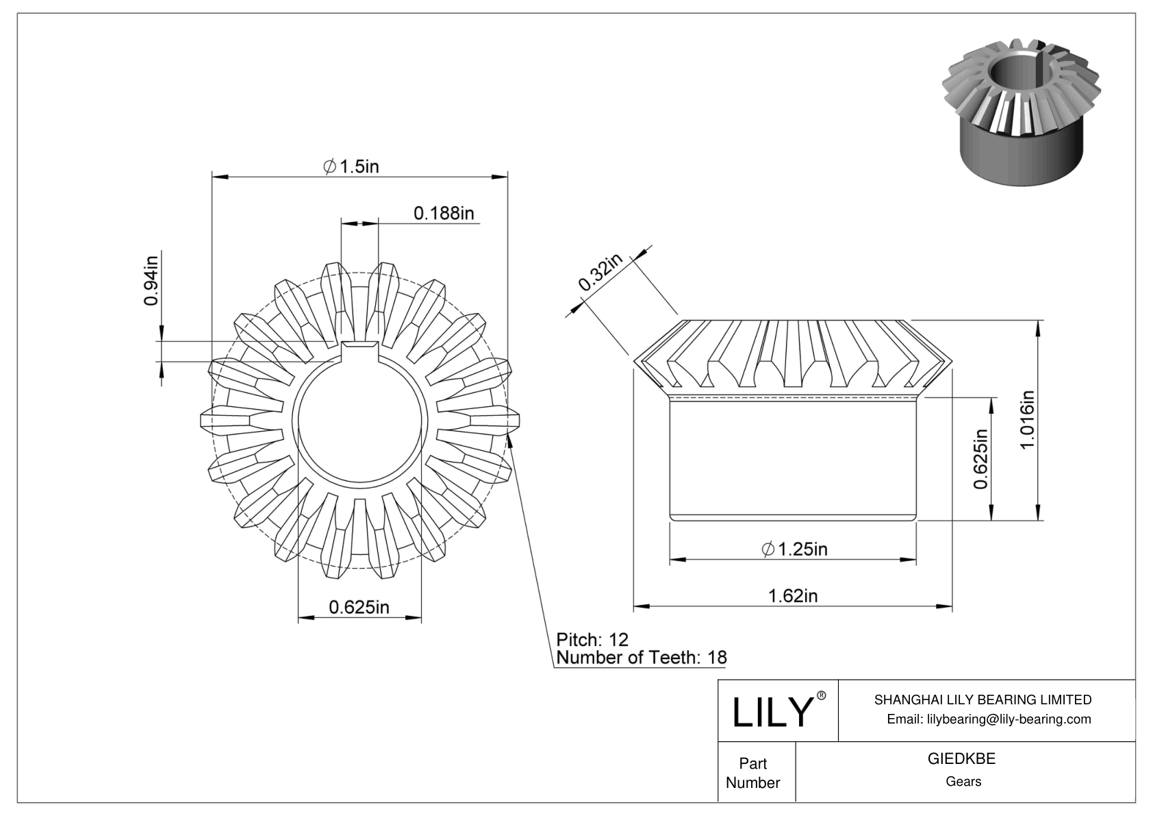 GIEDKBE Inch Gears cad drawing