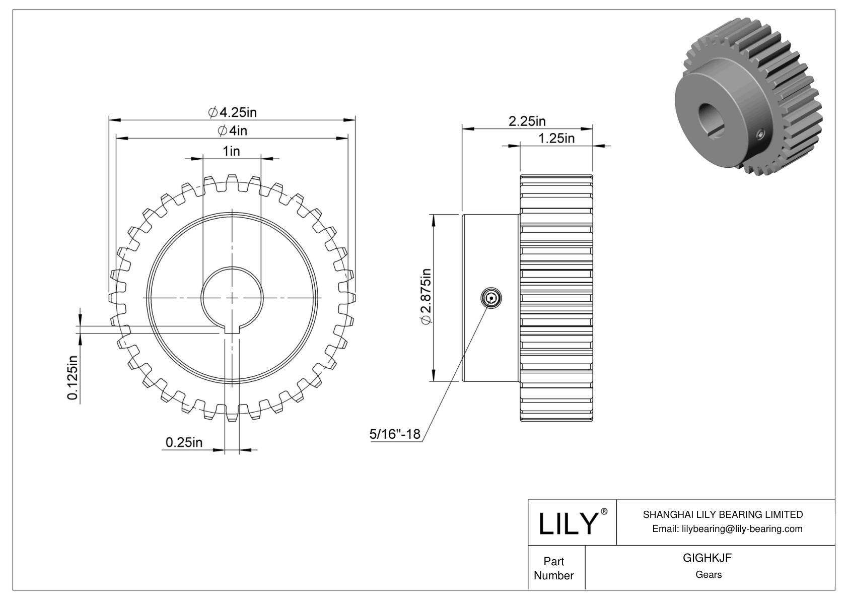 GIGHKJF 金属齿轮 - 14 1/2° 压力角 cad drawing