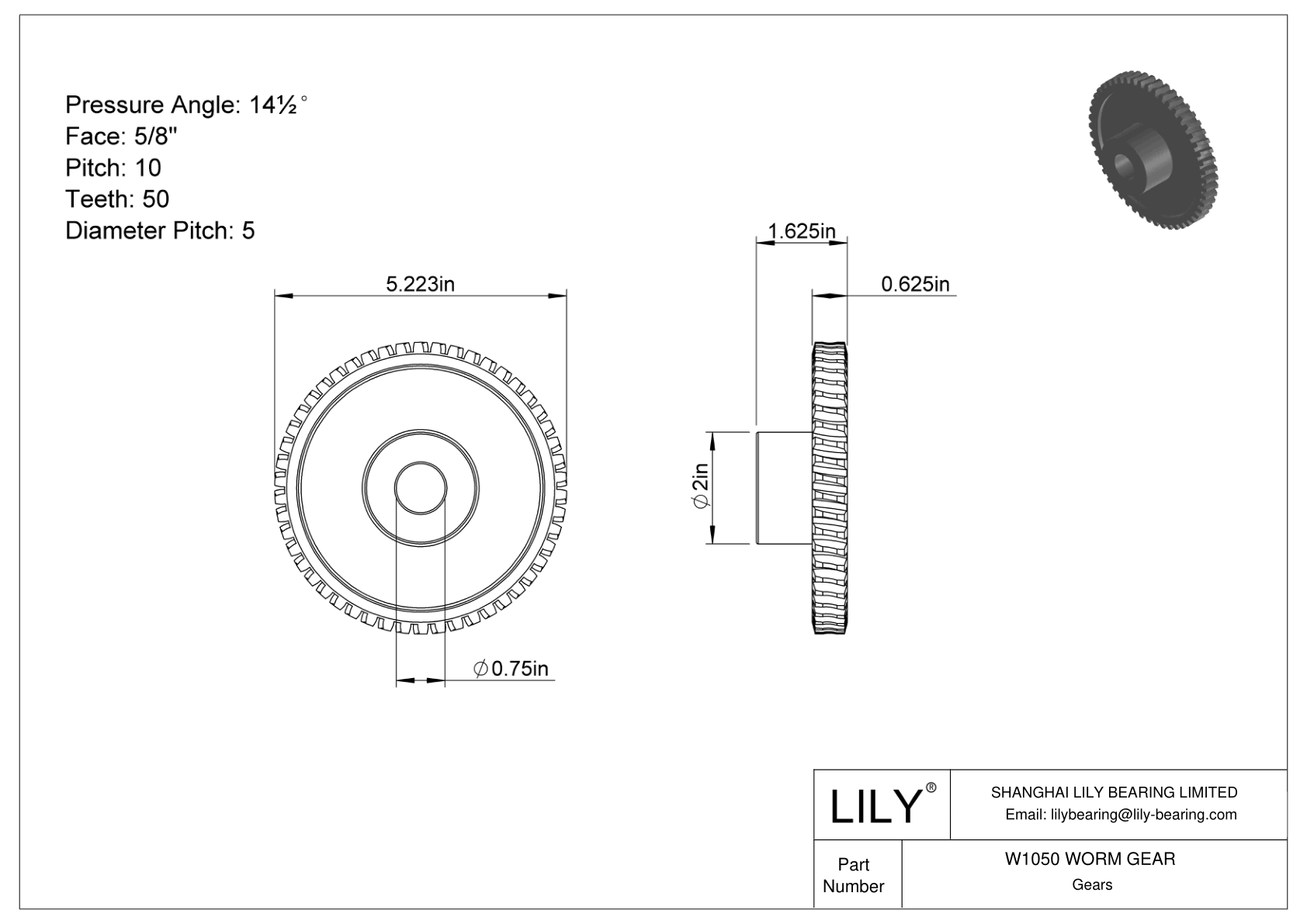 W1050 WORM GEAR Gusanos y lombrices cad drawing