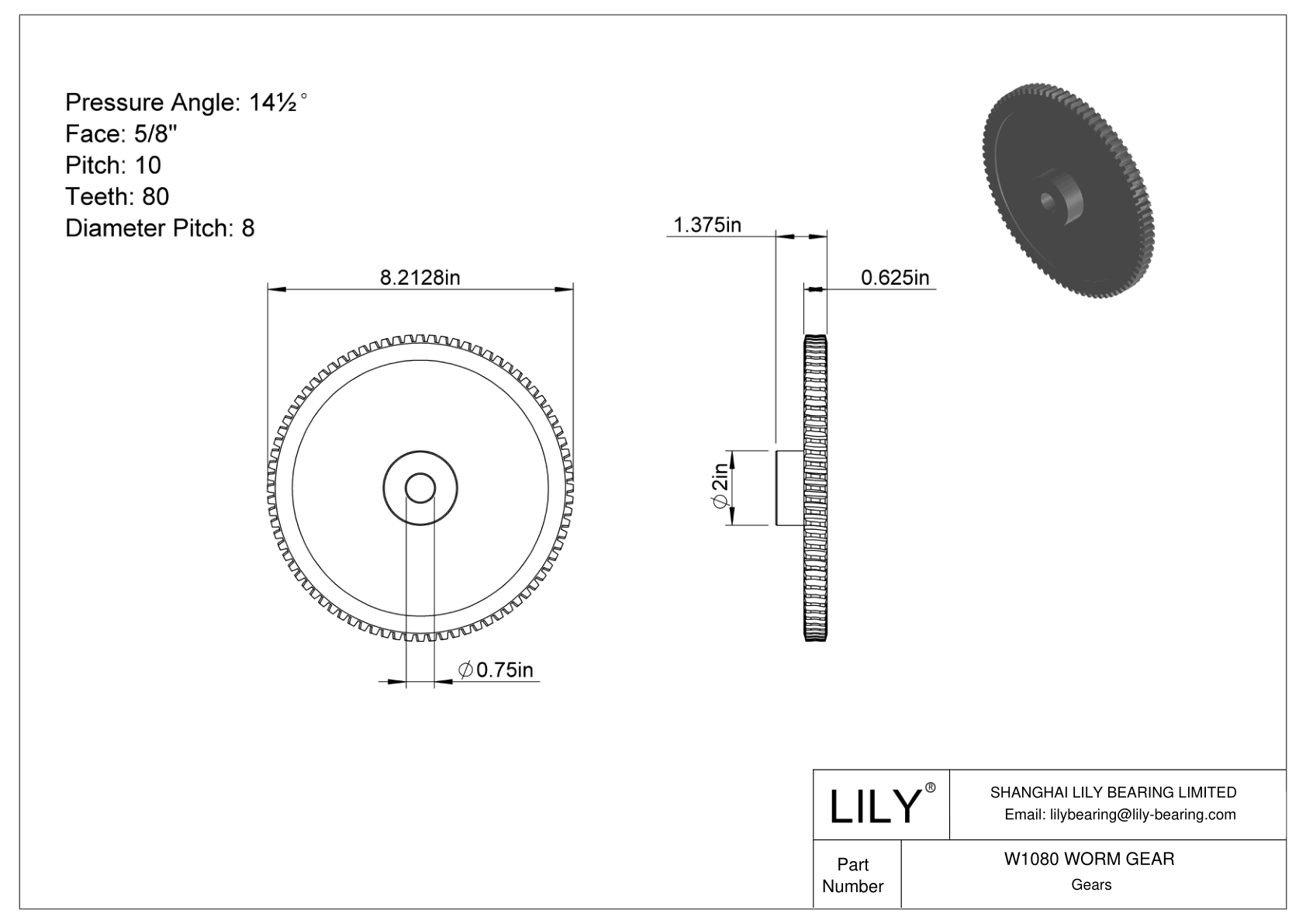 W1080 WORM GEAR 蠕虫和蠕虫齿轮 cad drawing