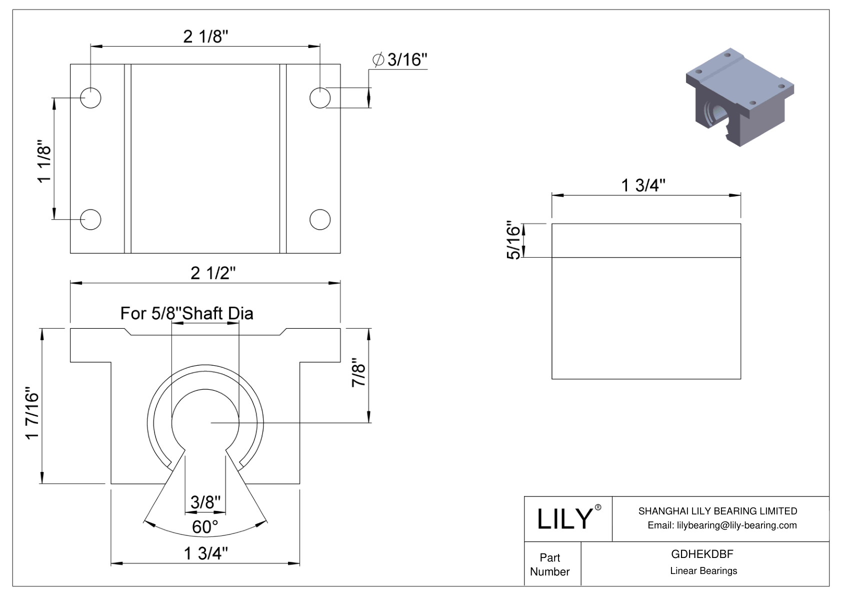 GDHEKDBF 用于支撑轨道轴的普通带座直线滑动轴承 cad drawing