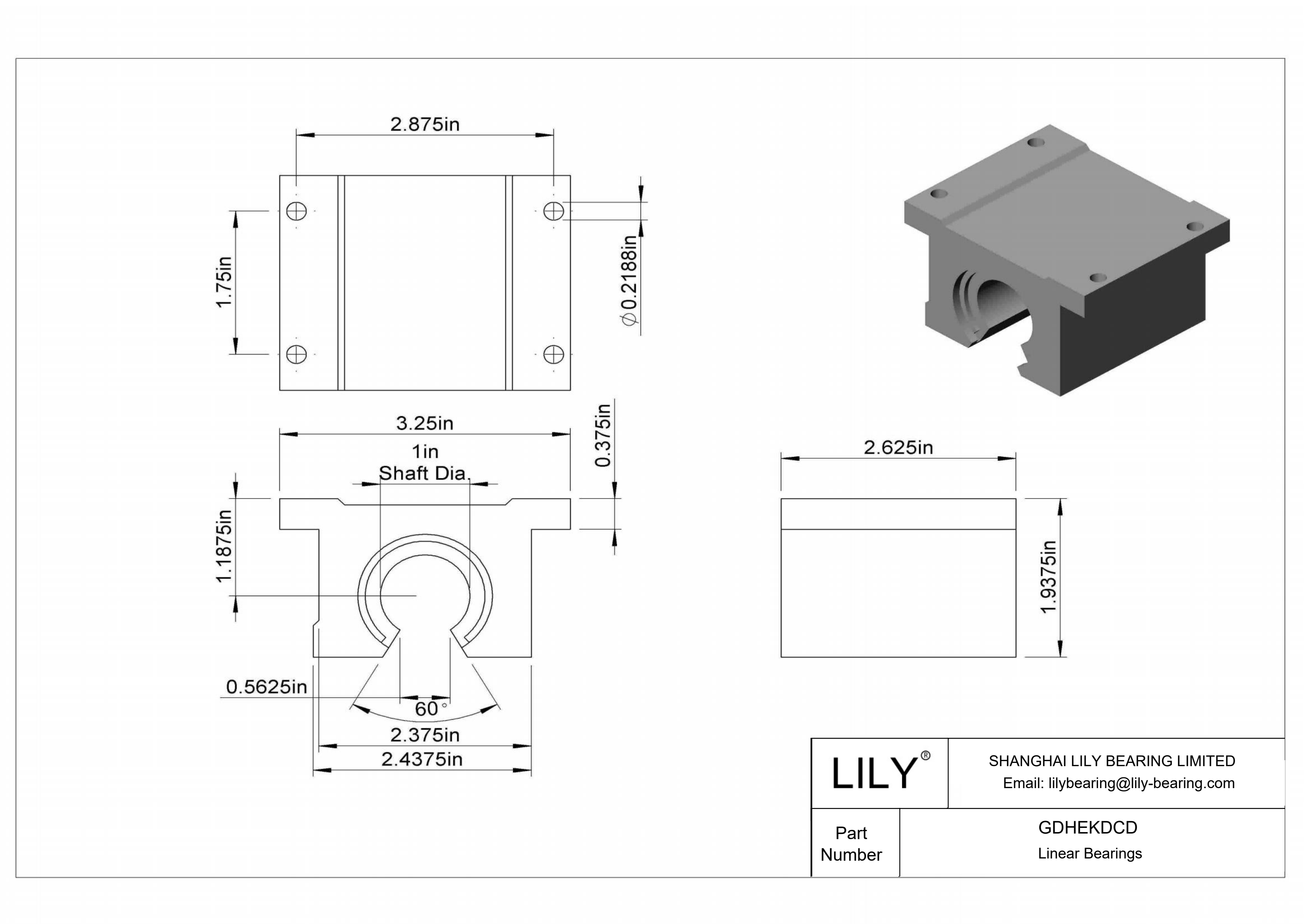 GDHEKDCD 用于支撑轨道轴的普通带座直线滑动轴承 cad drawing