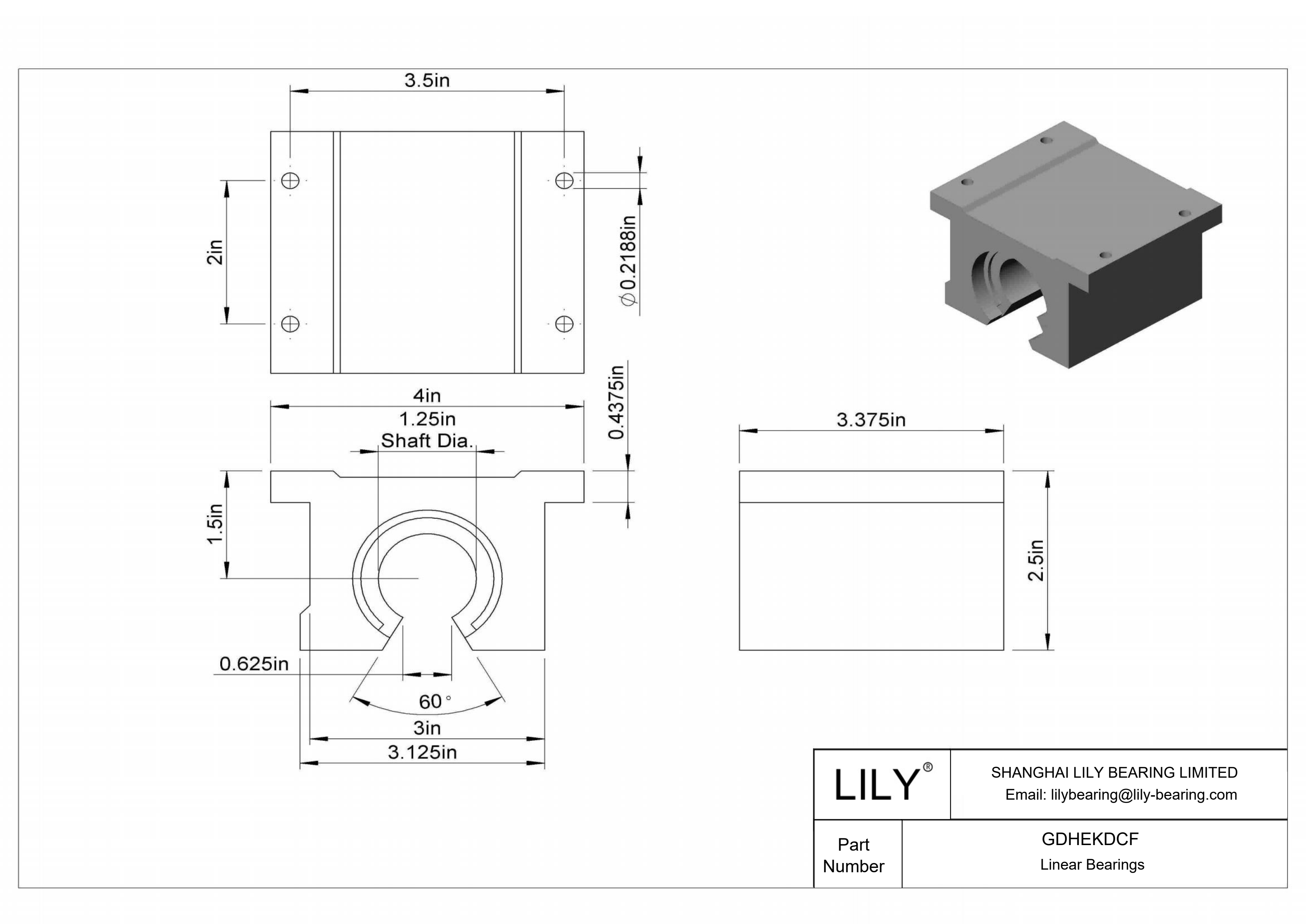 GDHEKDCF 用于支撑轨道轴的普通带座直线滑动轴承 cad drawing