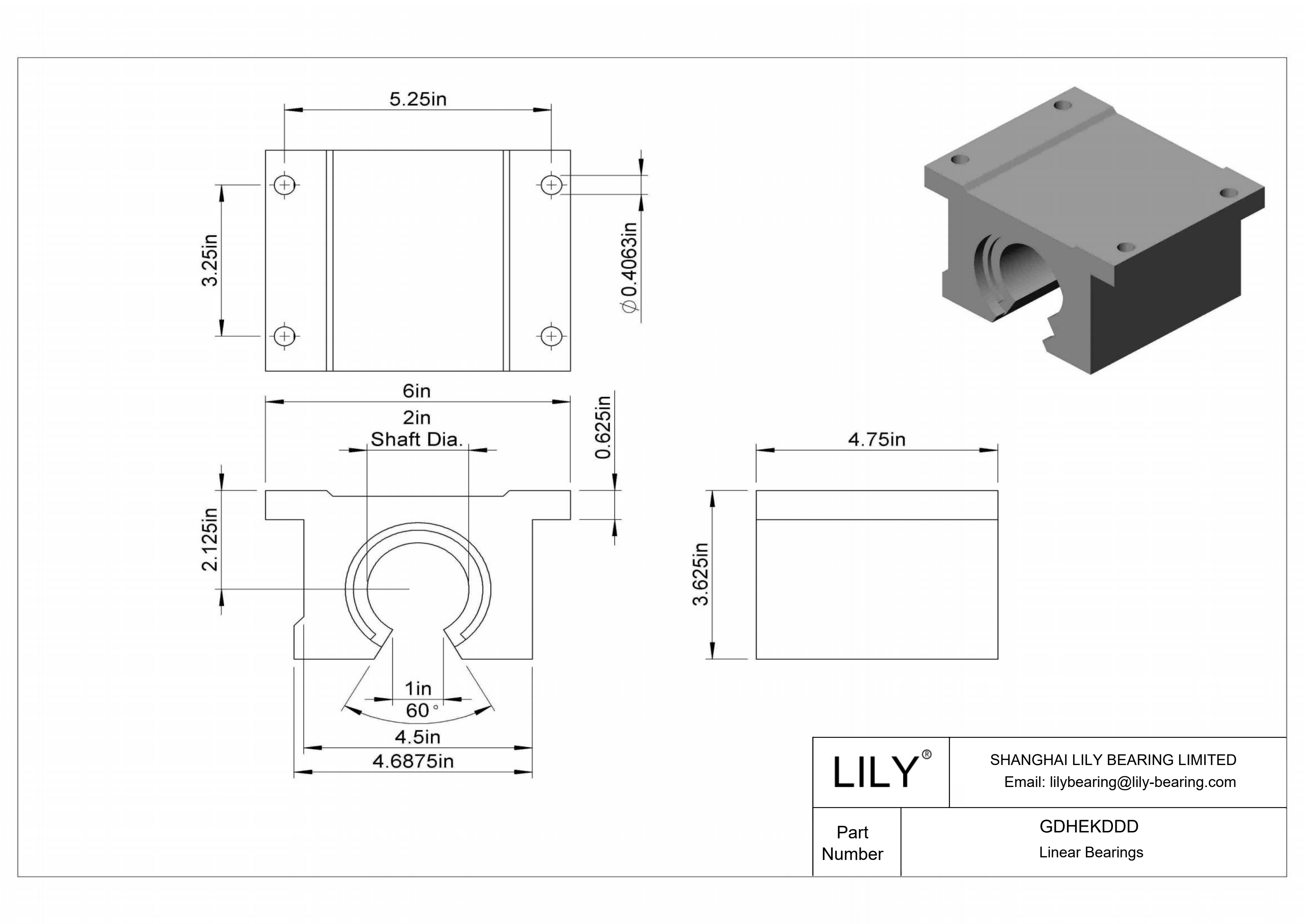 GDHEKDDD Rodamientos lineales de manguito de montaje común para ejes de raíles de soporte cad drawing