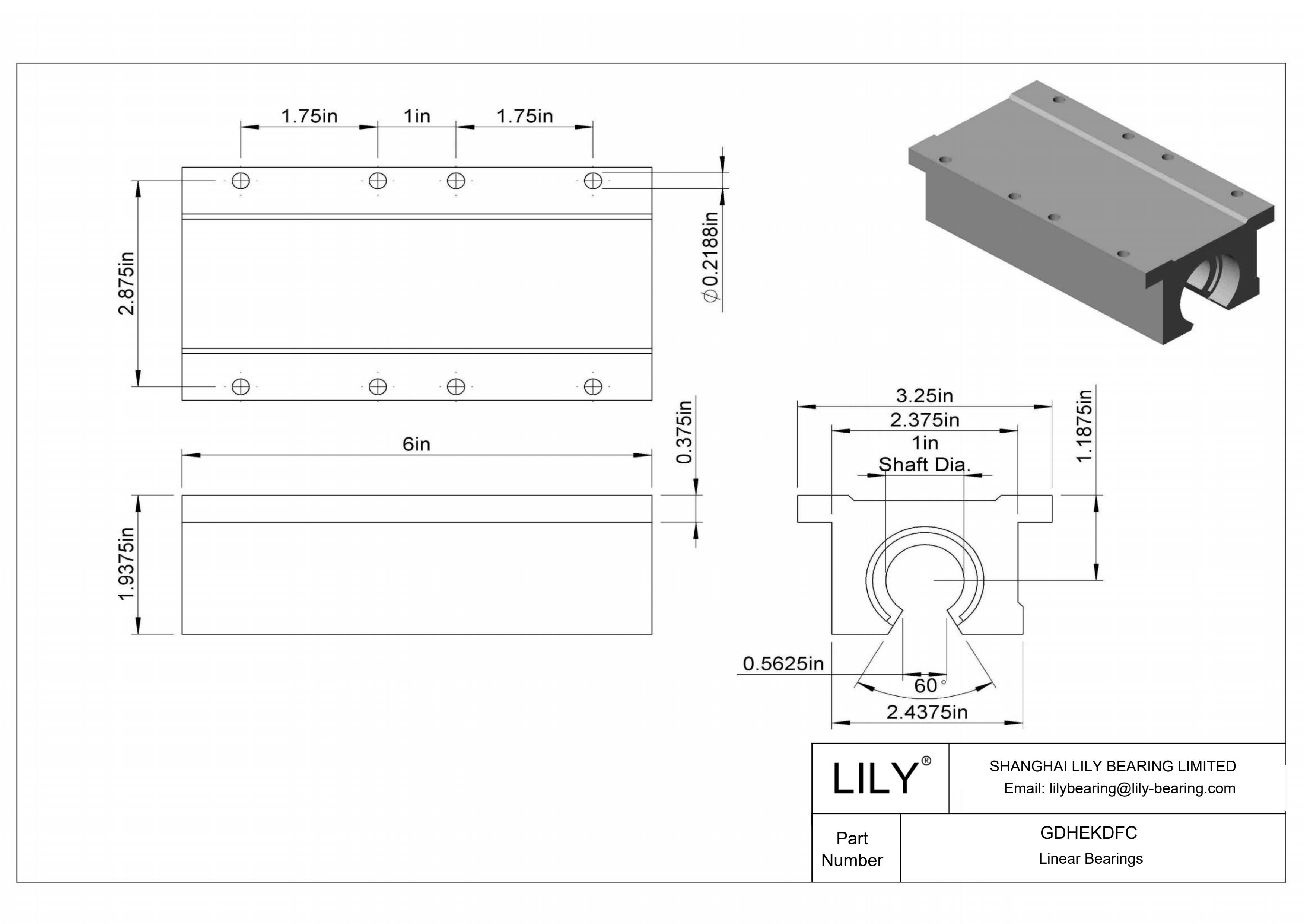 GDHEKDFC Rodamientos lineales de manguito de montaje común para ejes de raíles de soporte cad drawing