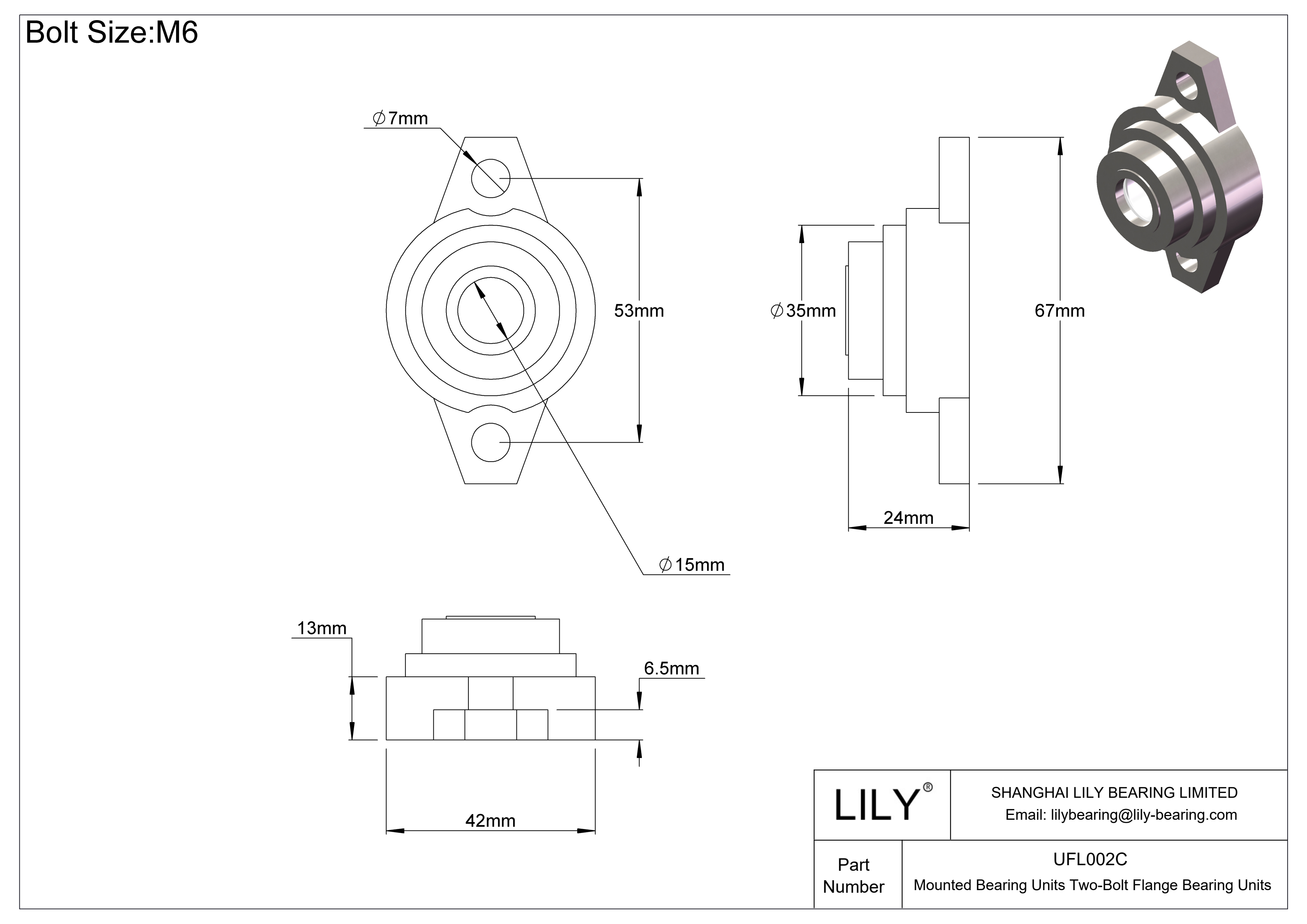 Cuscinetto A Flangia KBS Miniatura - Modello UFL 003 | Per Applicazioni Di Precisione - Foto 9