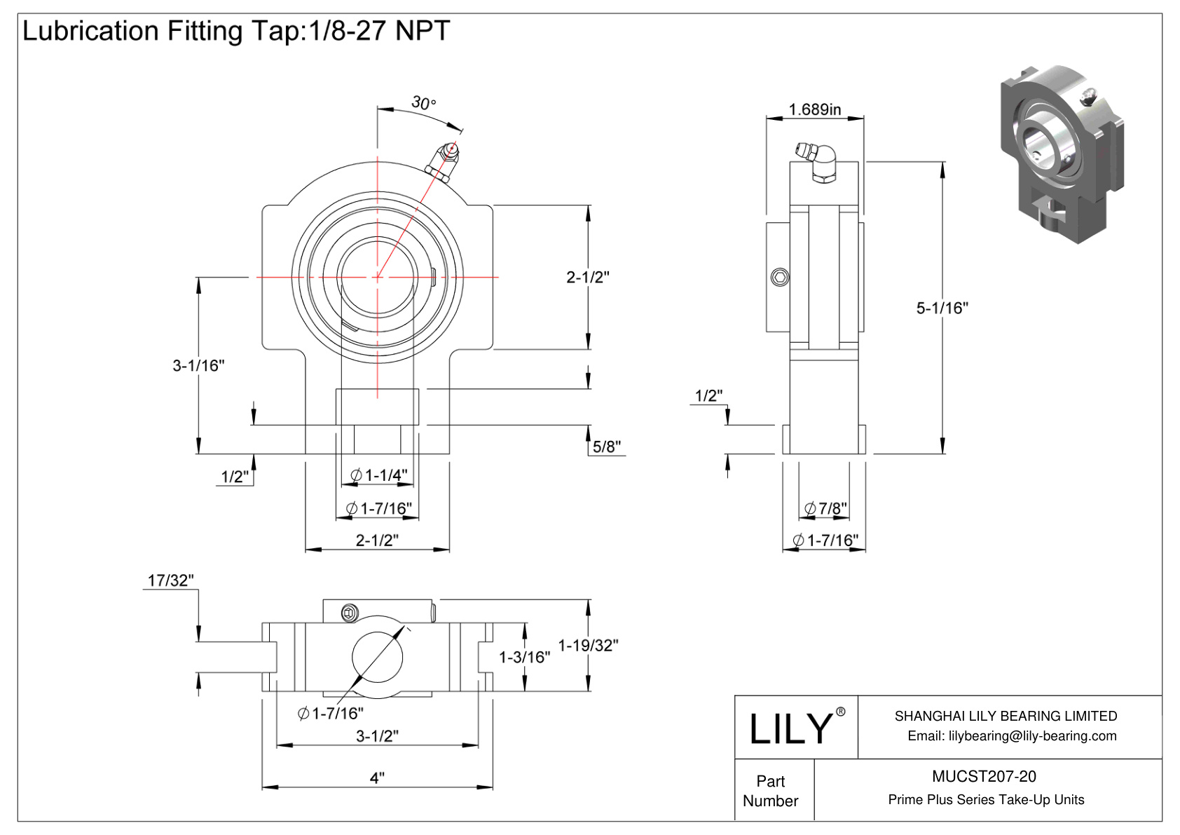 MUCST207-20 Unidades de recogida de la serie Prime Plus cad drawing