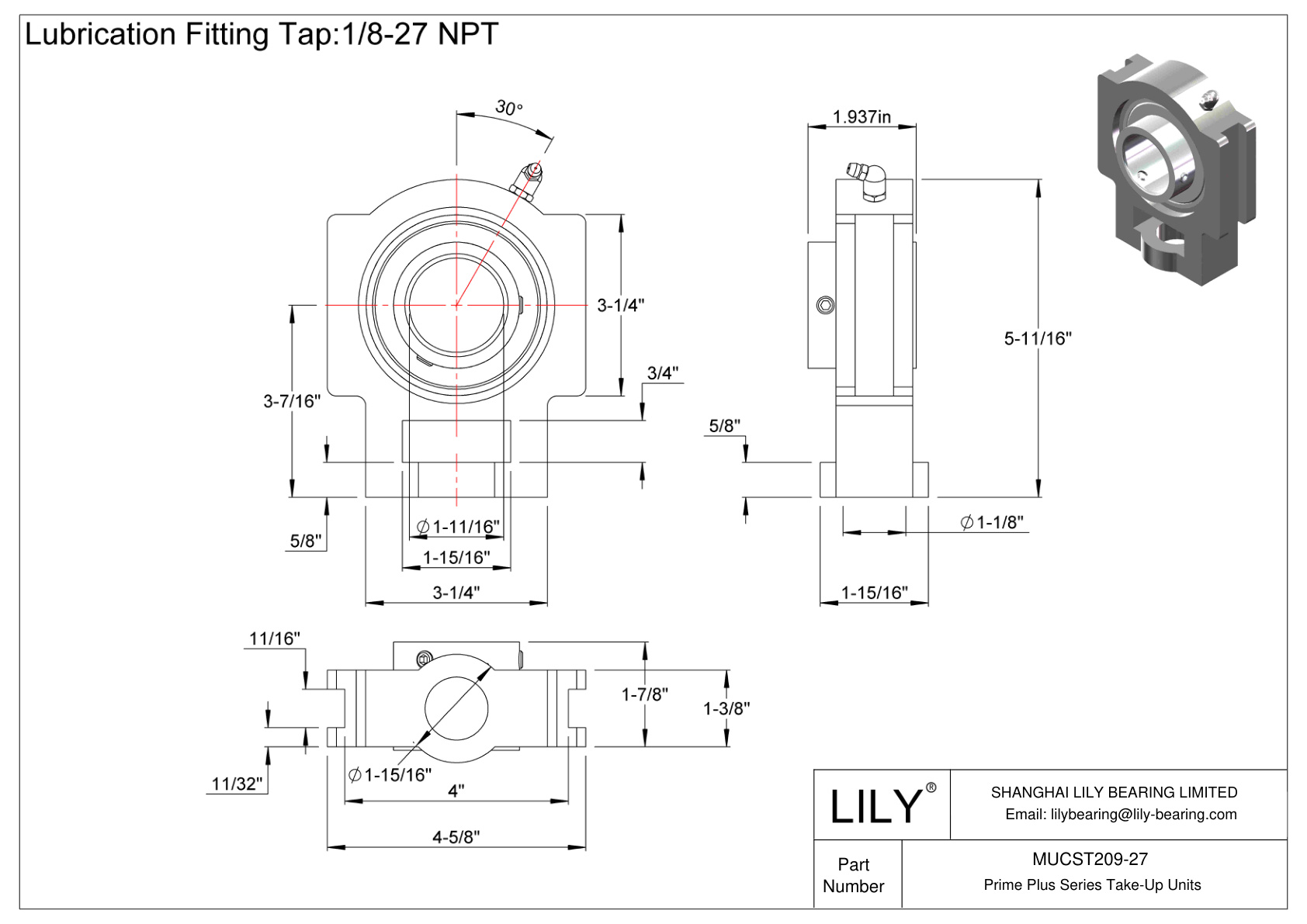 MUCST209-27 Unidades de recogida de la serie Prime Plus cad drawing