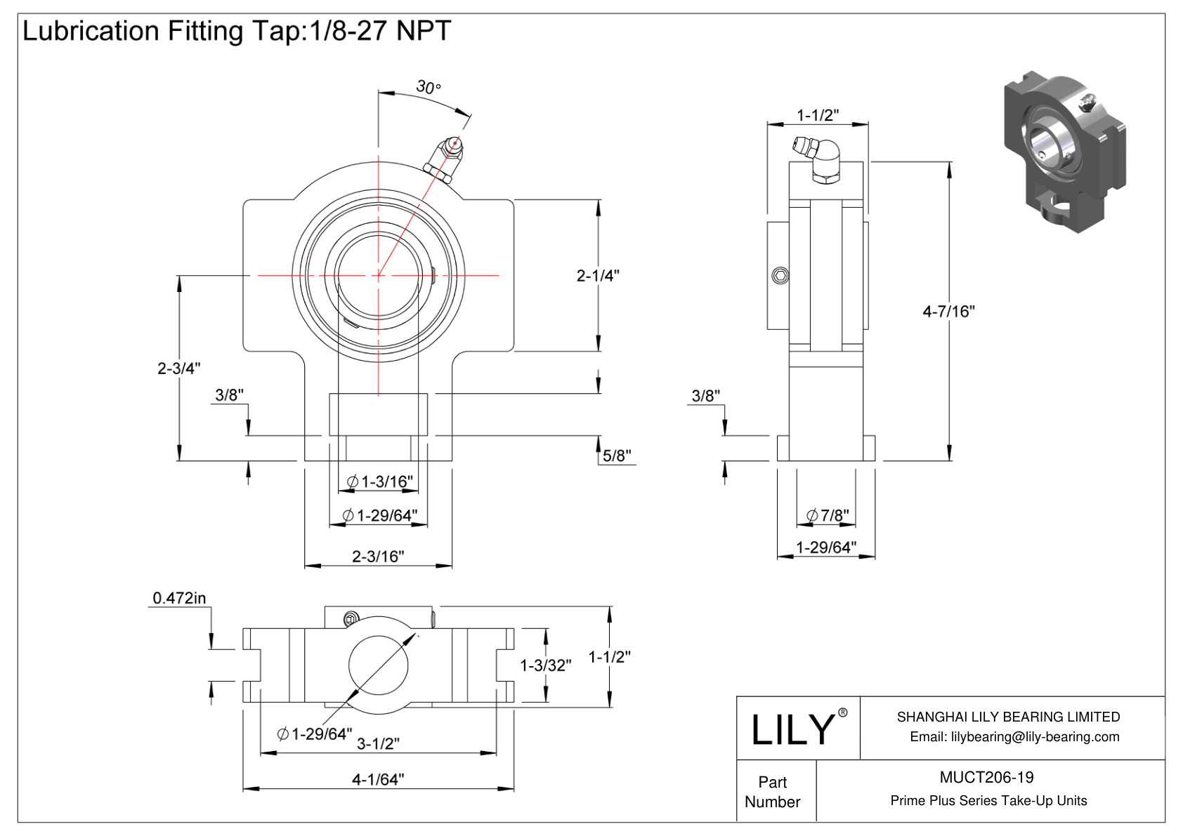 MUCT206-19 Prime Plus 系列收线装置 cad drawing