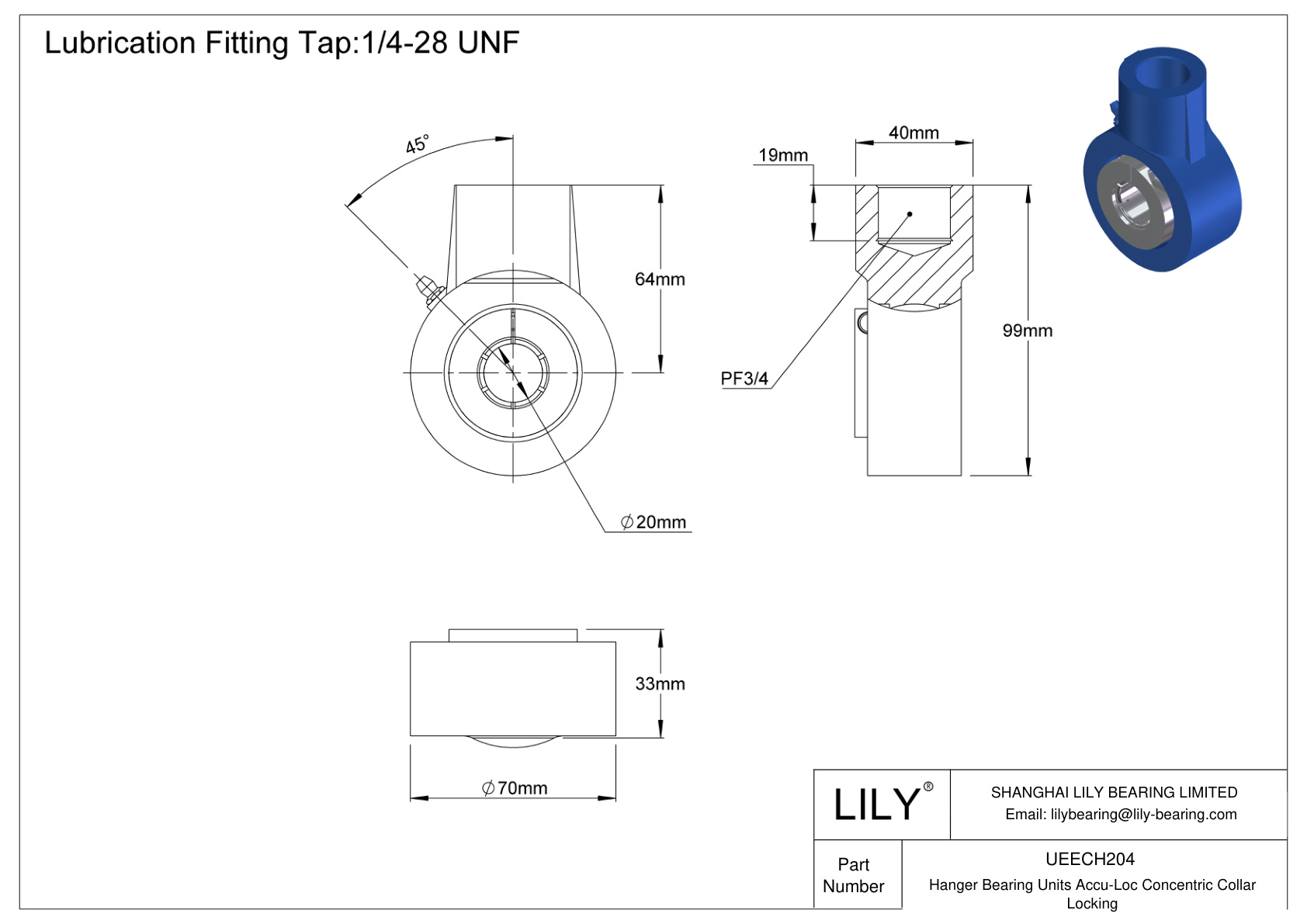 UEECH204 Unidades de soporte colgante Accu-Loc Bloqueo de collar concéntrico cad drawing