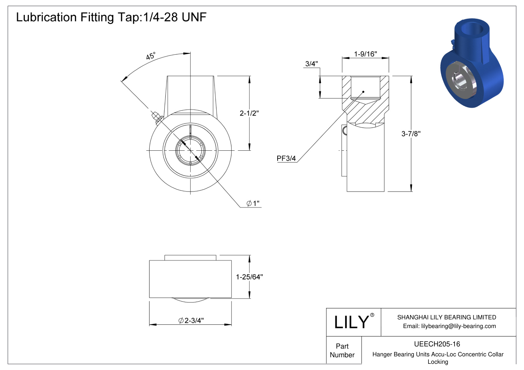 UEECH205-16 悬挂轴承单元 Accu-Loc 同心轴环锁定 cad drawing