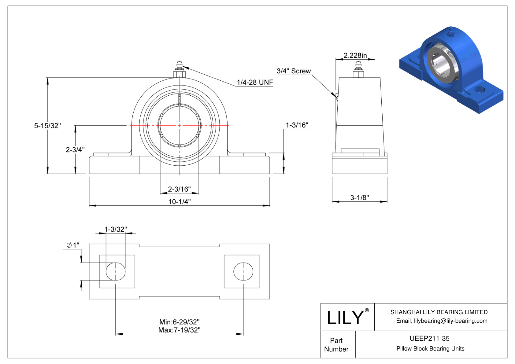 UEEP211-35 滑动轴承 Accu-Loc 同心套圈锁定 cad drawing