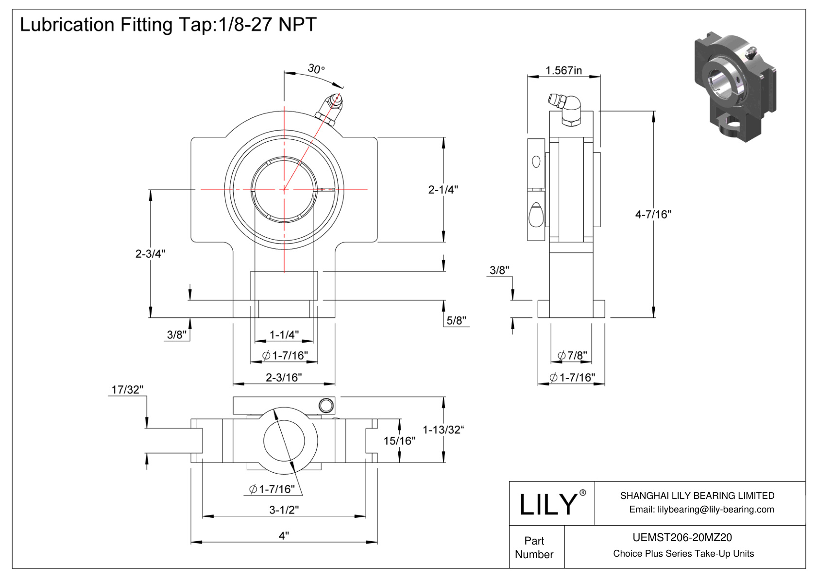 UEMST206-20MZ20 Choice Plus 系列收线装置 cad drawing