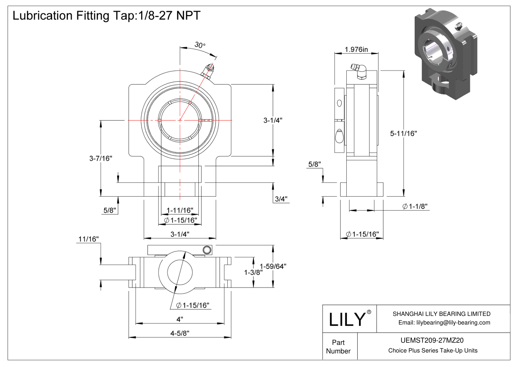 UEMST209-27MZ20 Unidades de recogida de la serie Choice Plus cad drawing