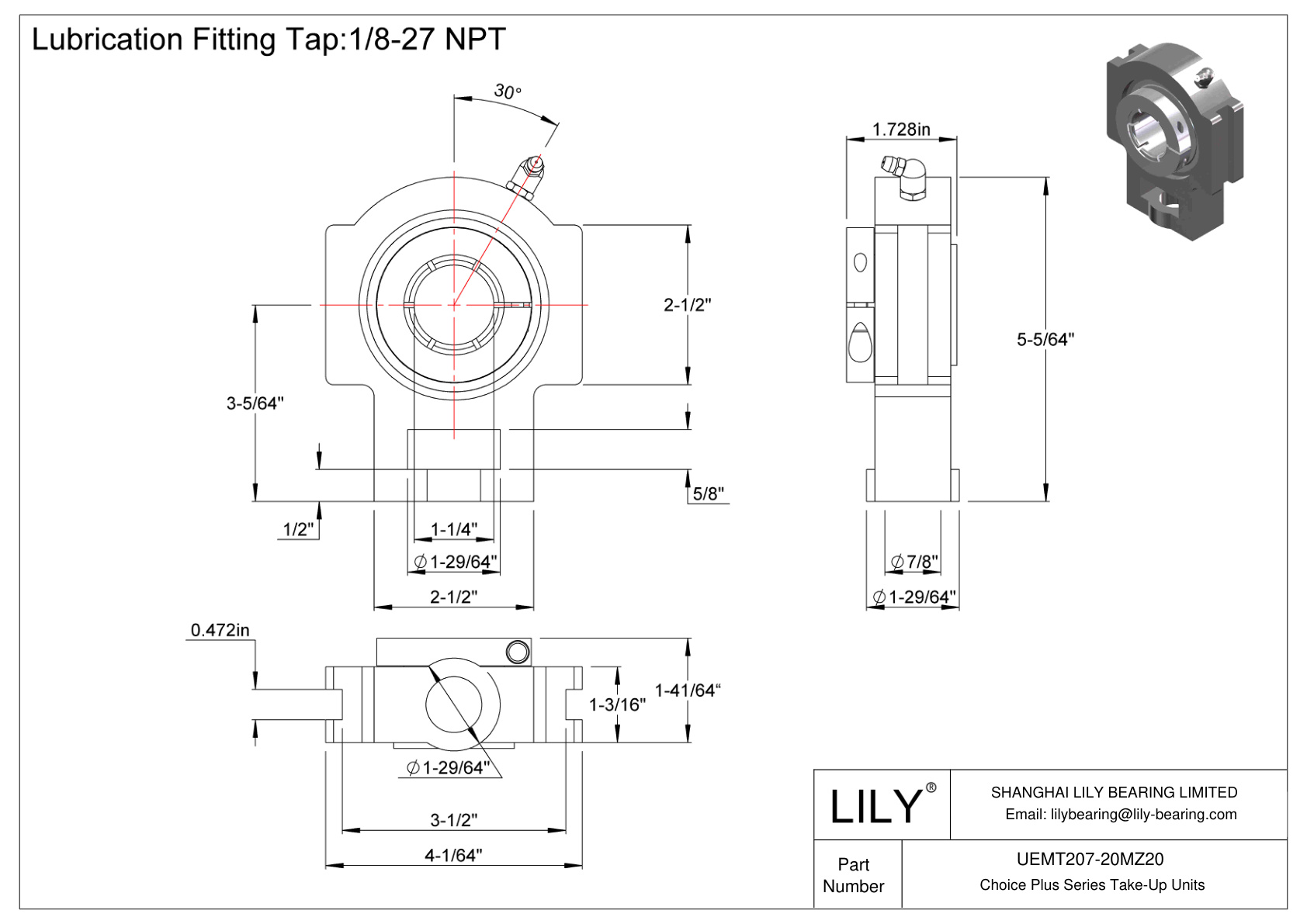 UEMT207-20MZ20 Unidades de recogida de la serie Choice Plus cad drawing