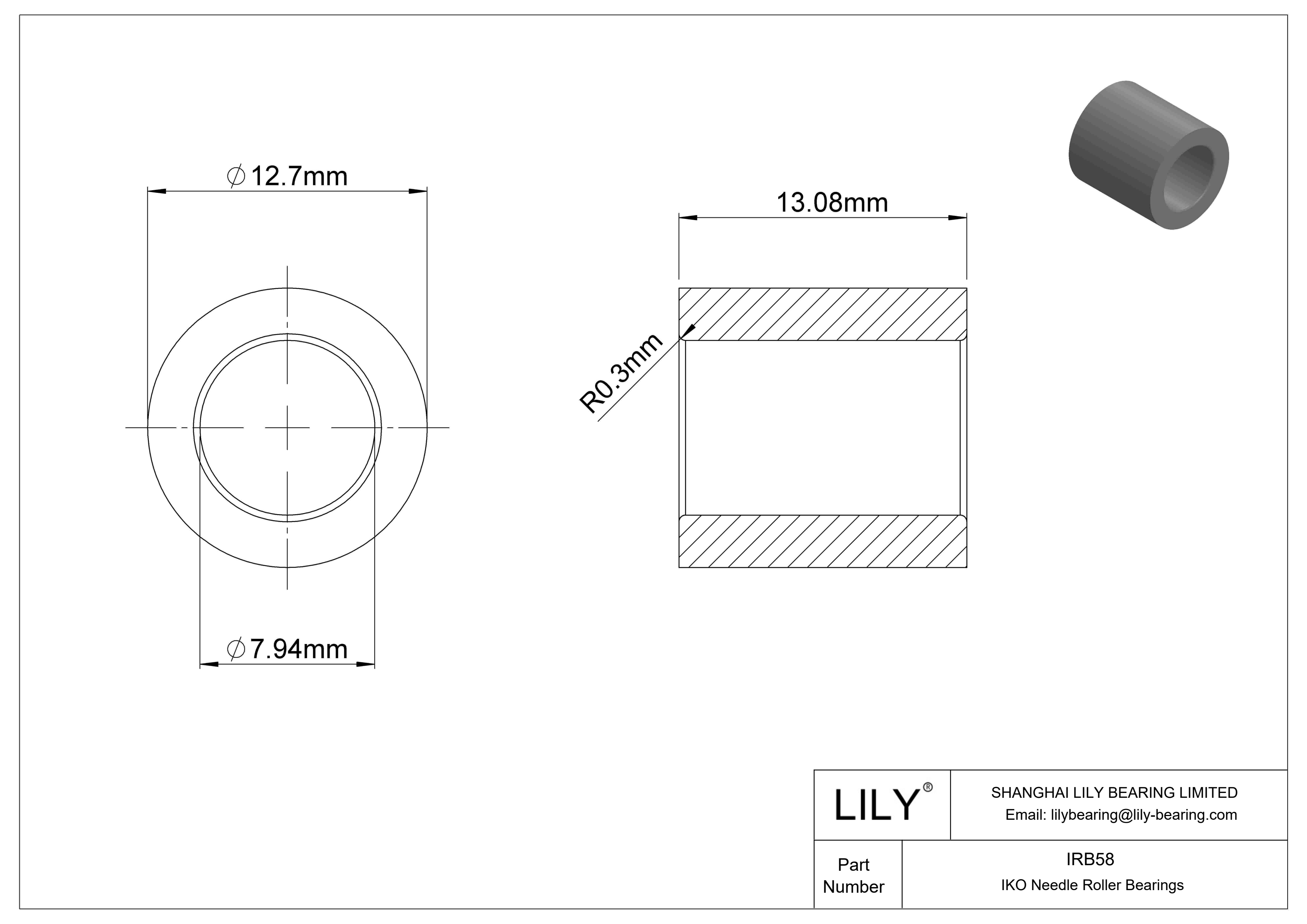 IRB58 Anillos interiores cad drawing