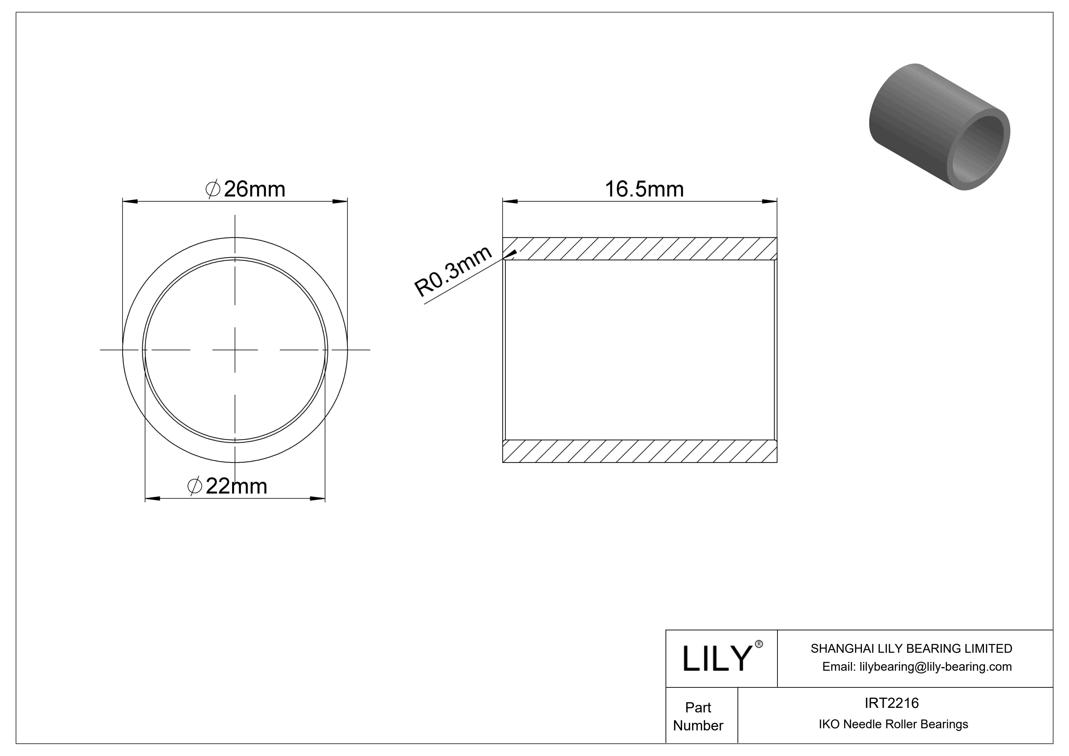 IRT2216 Anillos interiores cad drawing