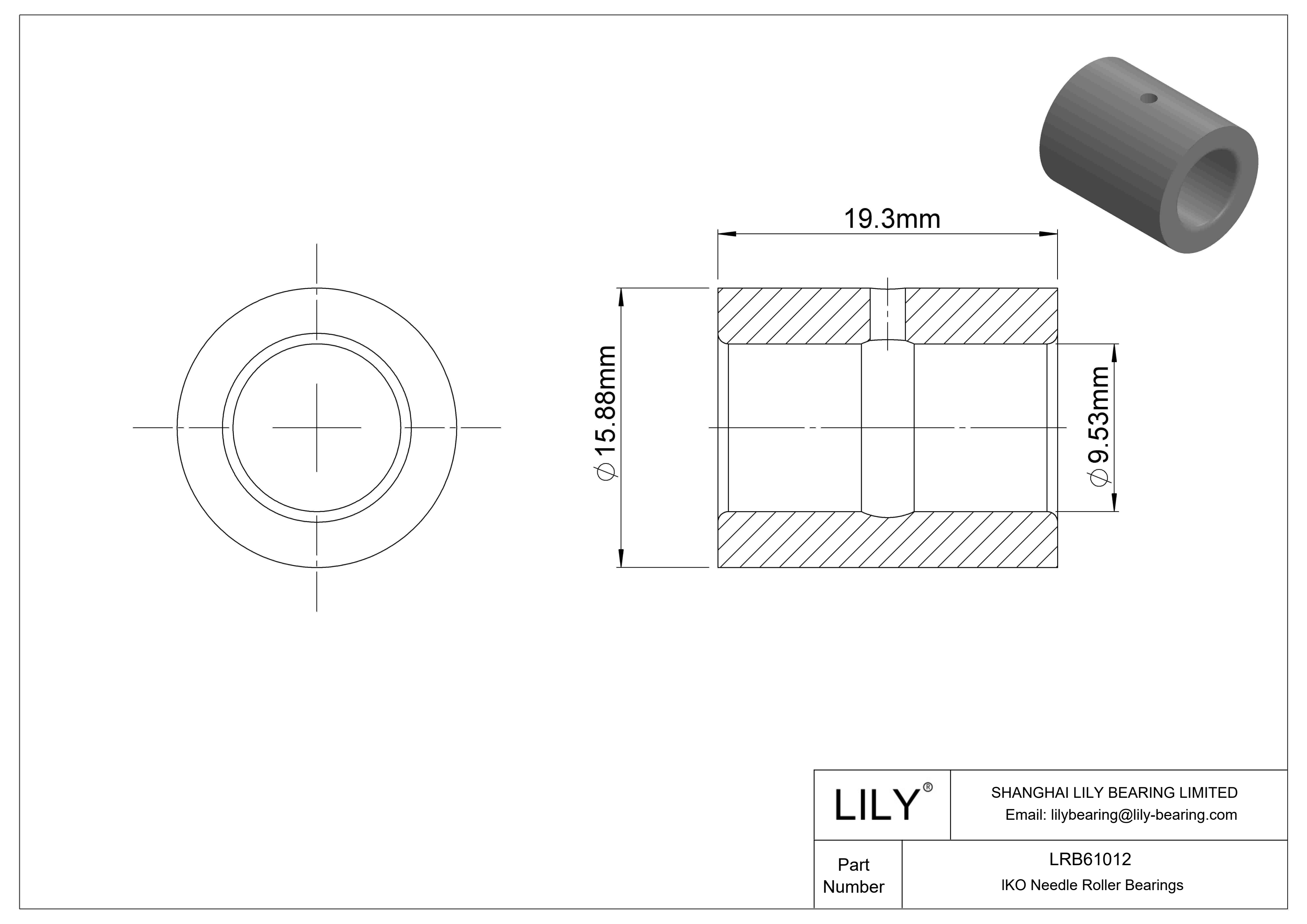 LRB61012 内环 cad drawing