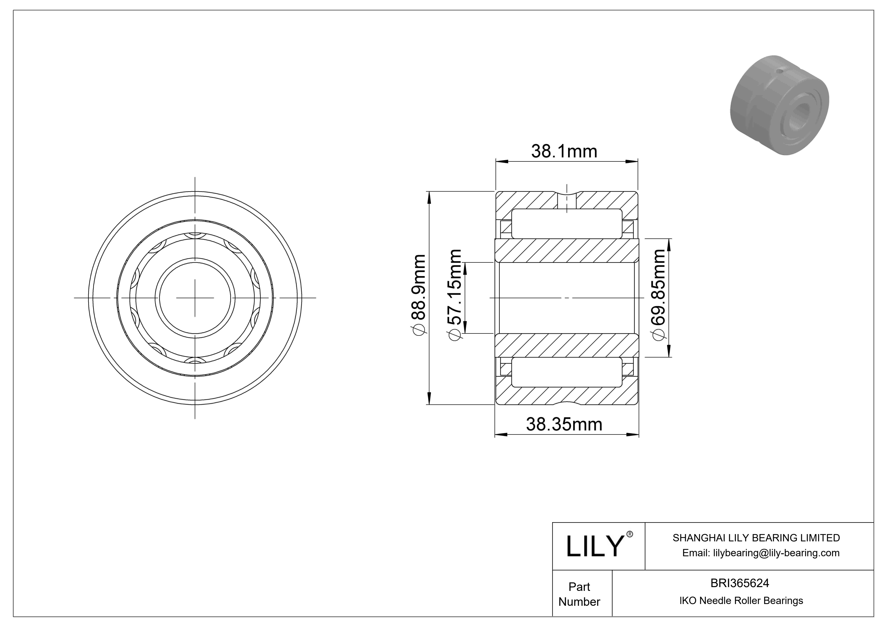 BRI365624 机械加工型滚针轴承 cad drawing