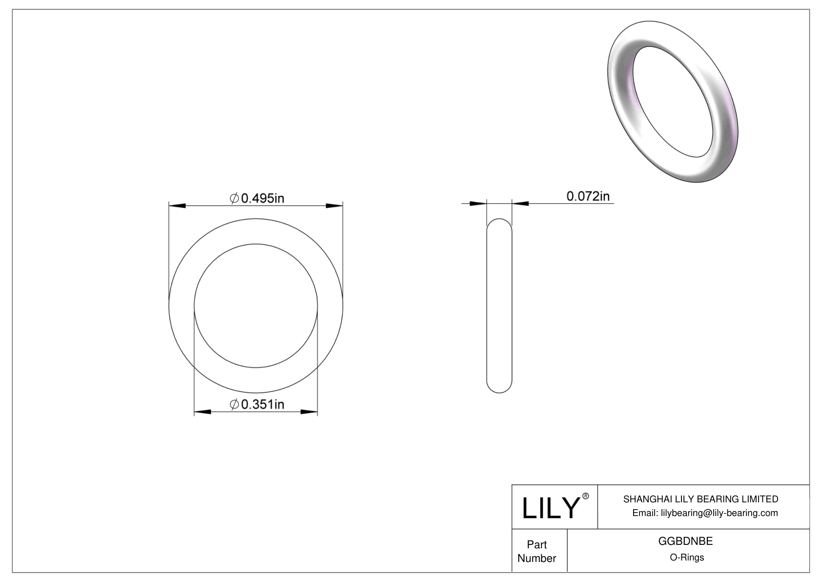 GGBDNBE Juntas tóricas redondas resistentes a productos químicos cad drawing