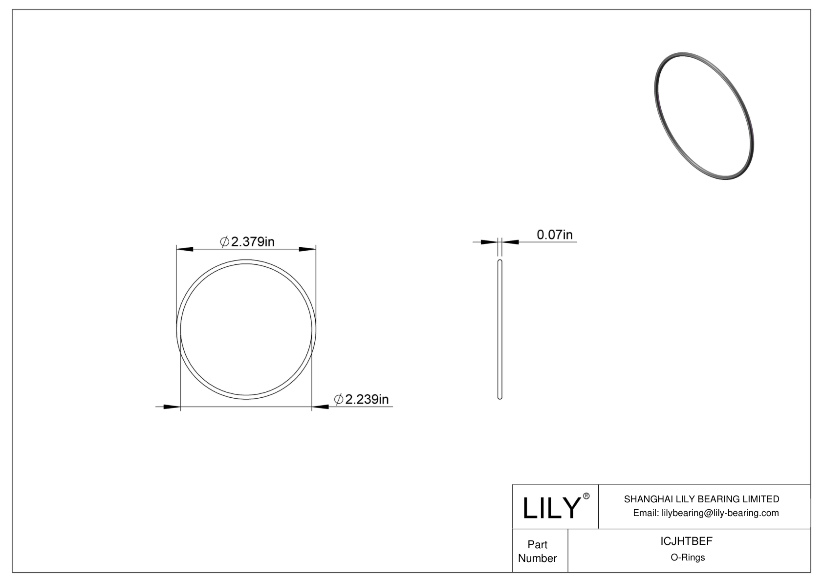 ICJHTBEF 圆形耐化学性 O 形圈 cad drawing