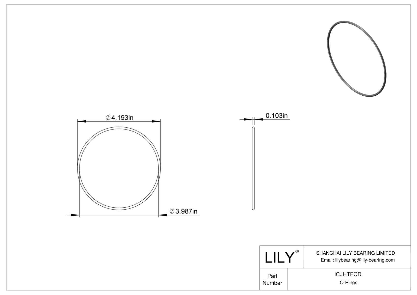 ICJHTFCD 圆形耐化学性 O 形圈 cad drawing