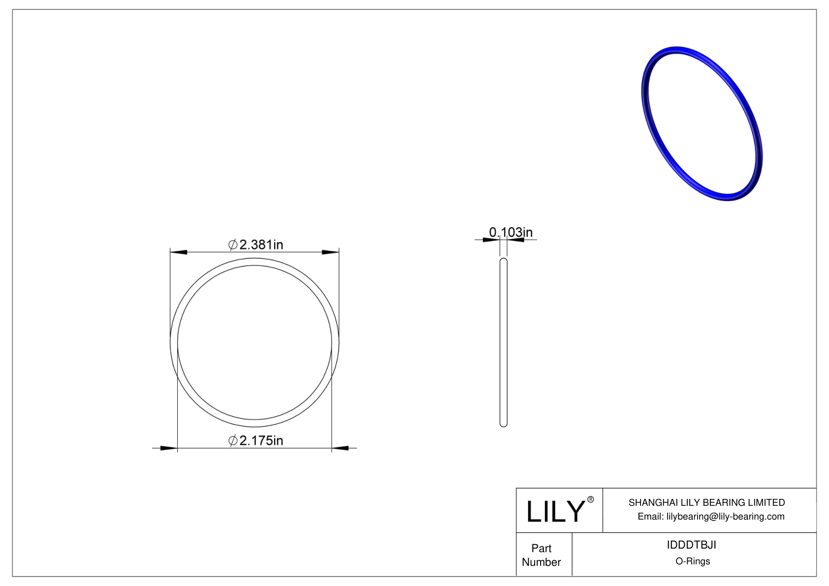 IDDDTBJI Juntas tóricas redondas resistentes a productos químicos cad drawing