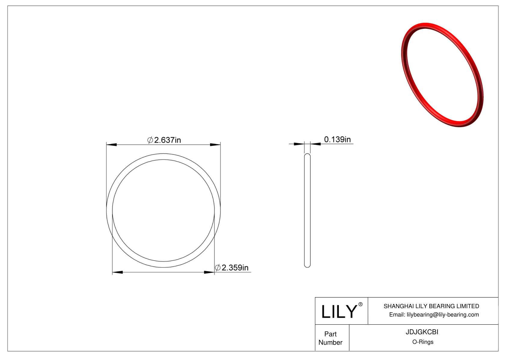 JDJGKCBI 圆形高温 O 形圈 cad drawing