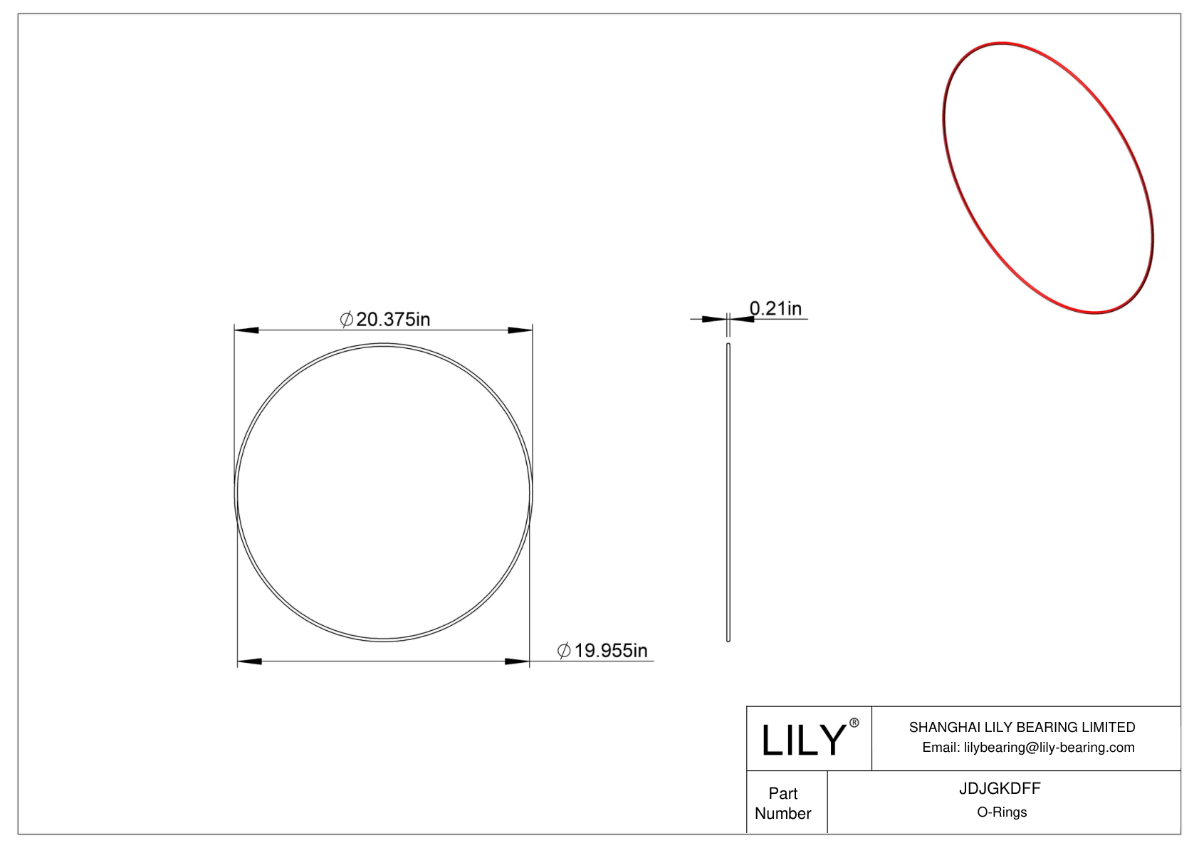 JDJGKDFF 圆形高温 O 形圈 cad drawing