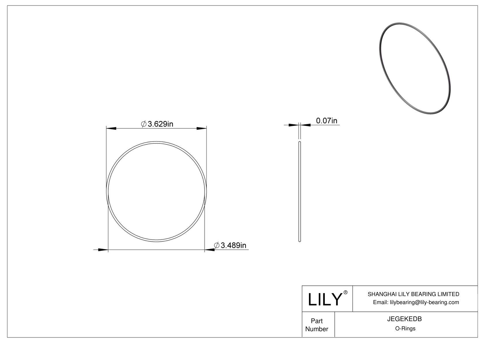 JEGEKEDB 圆形耐化学性 O 形圈 cad drawing