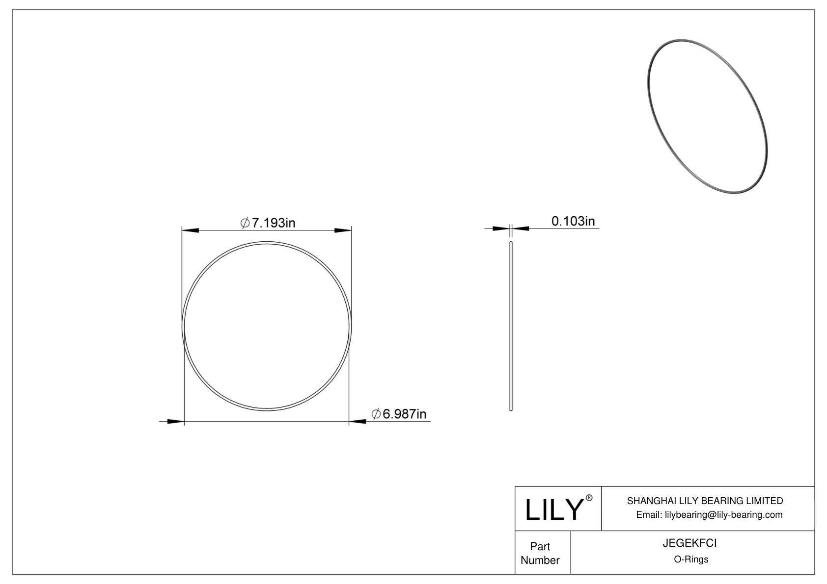 JEGEKFCI 圆形耐化学性 O 形圈 cad drawing