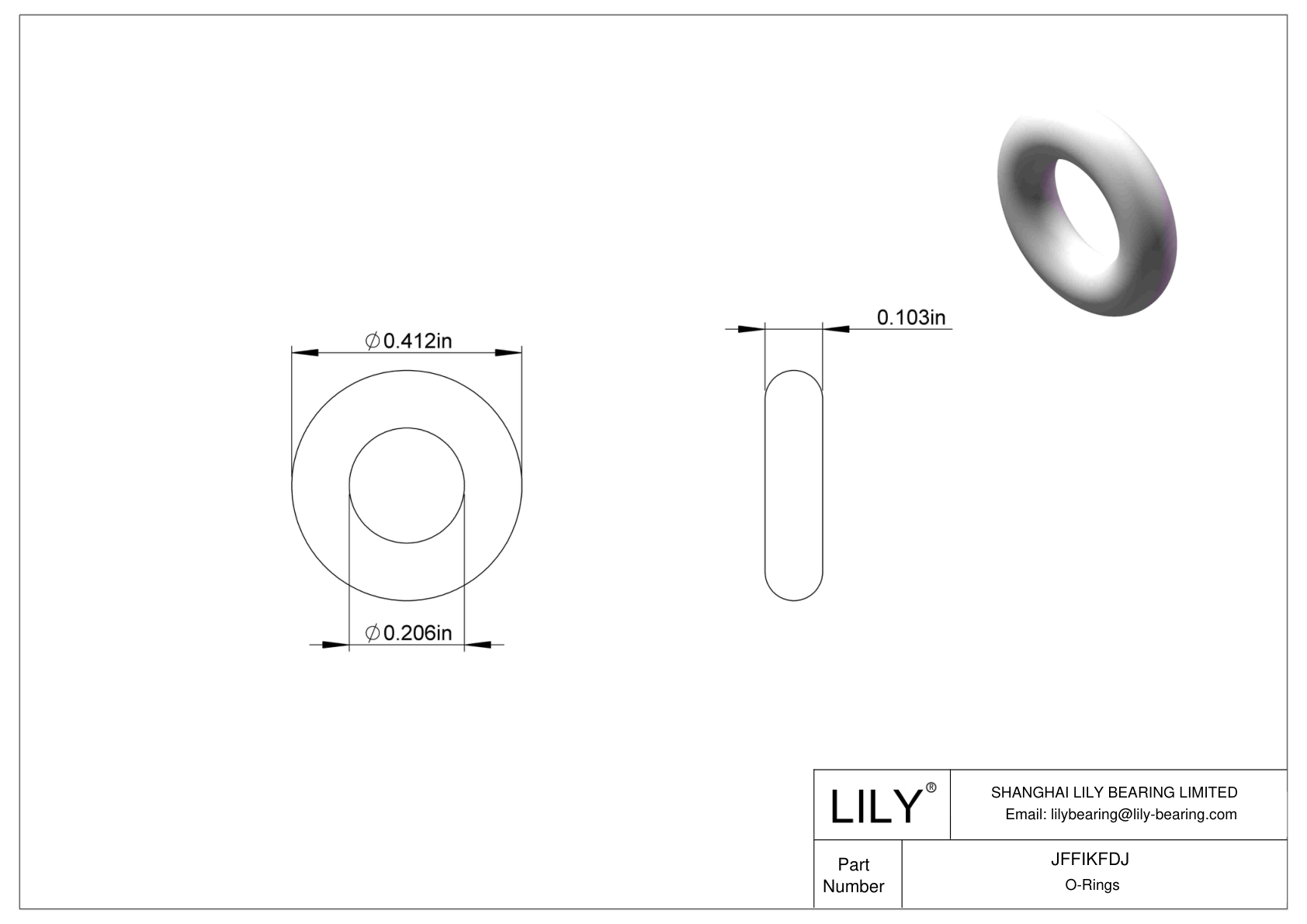 JFFIKFDJ 圆形耐油 O 形圈 cad drawing