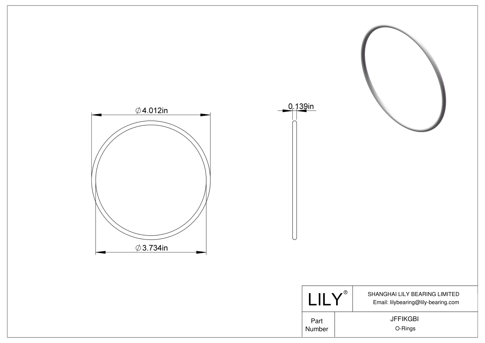 JFFIKGBI 圆形耐油 O 形圈 cad drawing