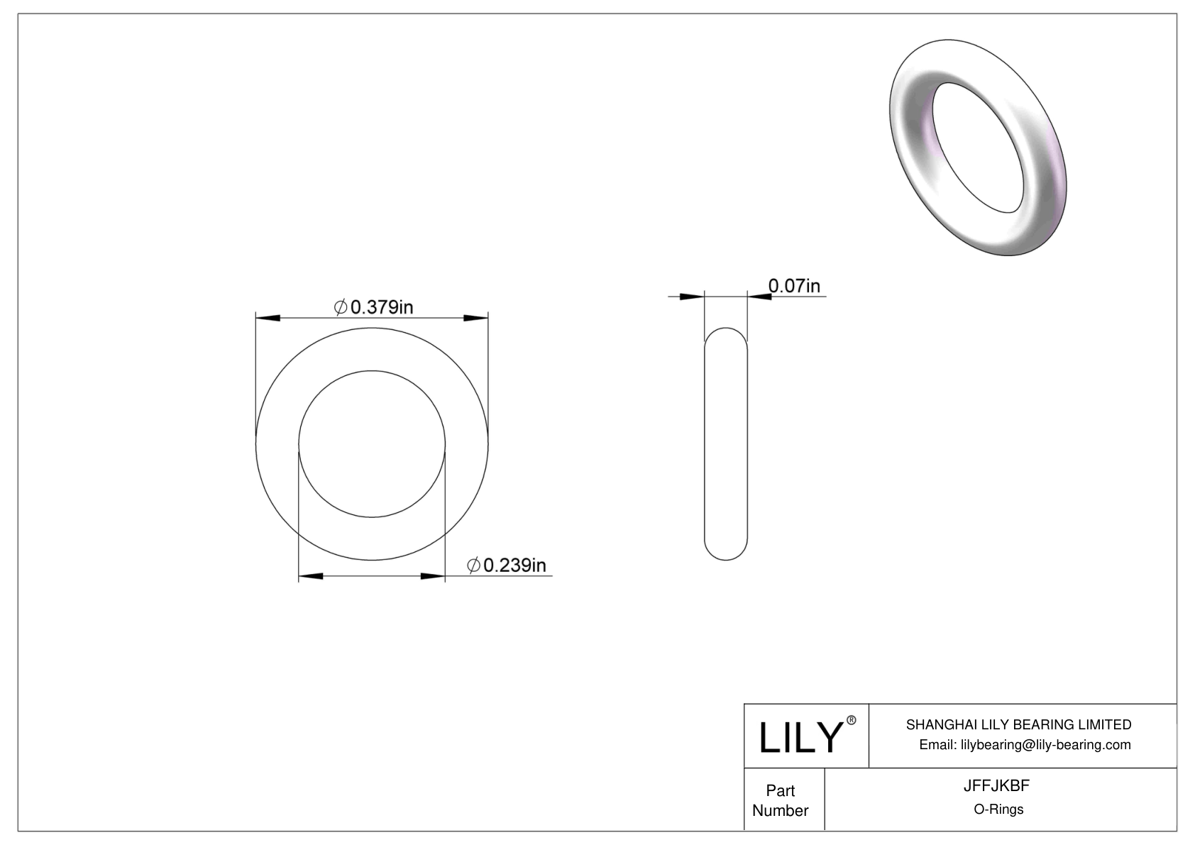 JFFJKBF Juntas tóricas redondas resistentes a productos químicos cad drawing