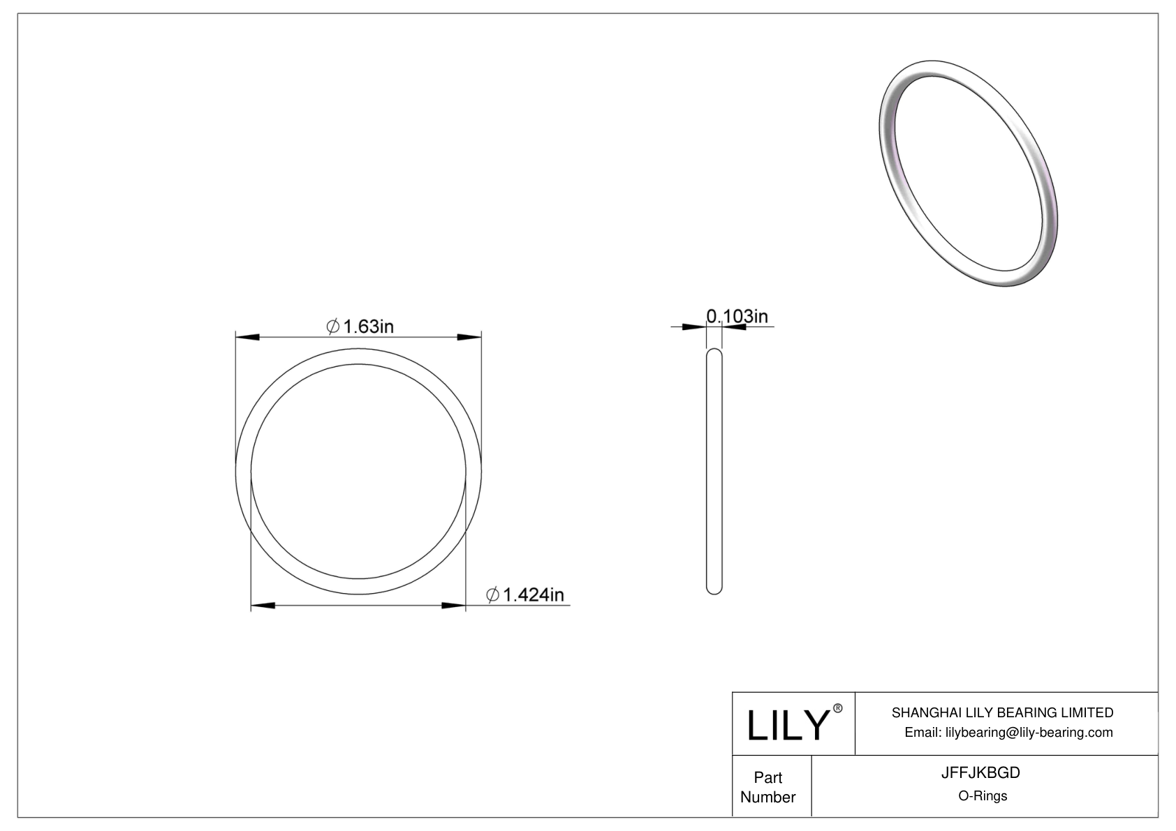 JFFJKBGD Juntas tóricas redondas resistentes a productos químicos cad drawing